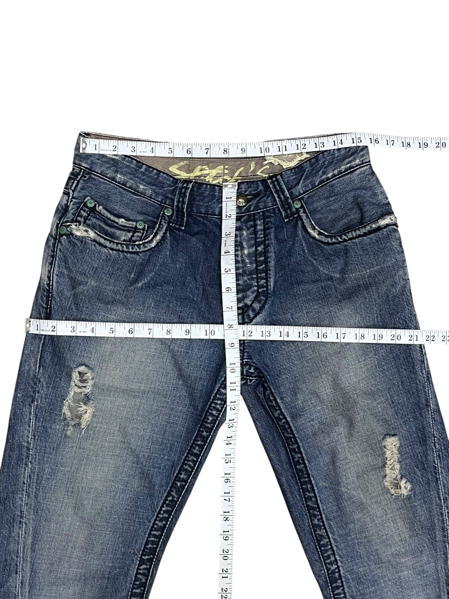 Stitch's Jeans STITCH'S NEBRASKA DISTRESSED AUTHENTIC TAILORED DENIM FLARE Size US 31 - 16 Thumbnail