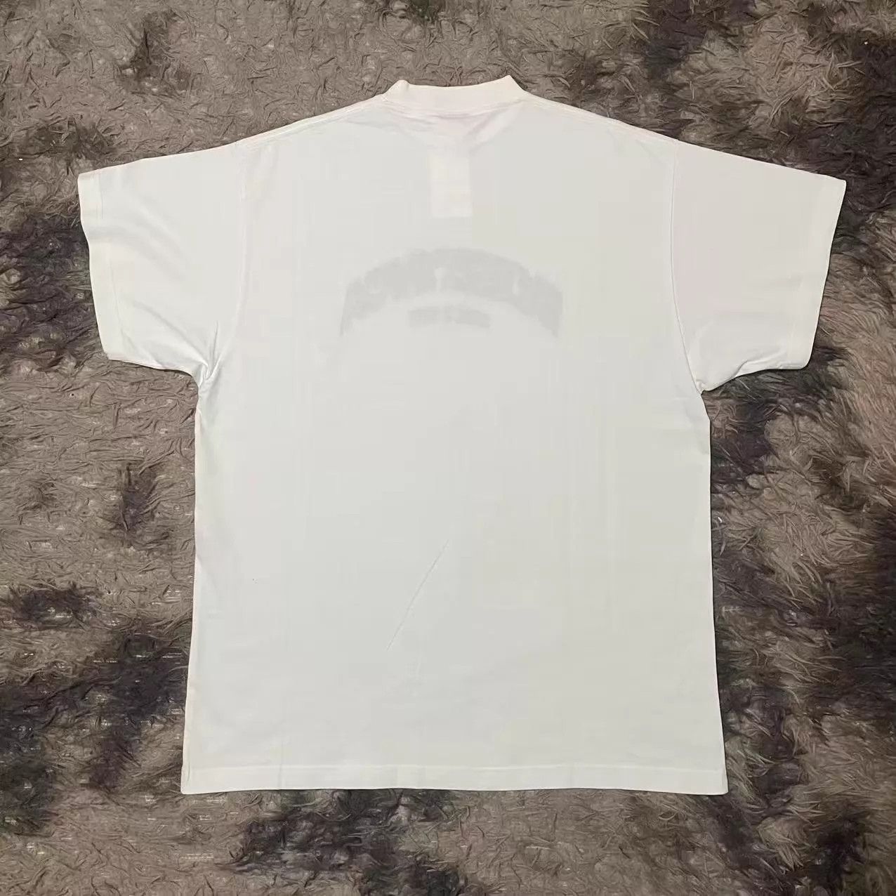 Balenciaga Balenciaga Embroidered Reversed Logo Short Tee Size 2 Size US M / EU 48-50 / 2 - 2 Thumbnail