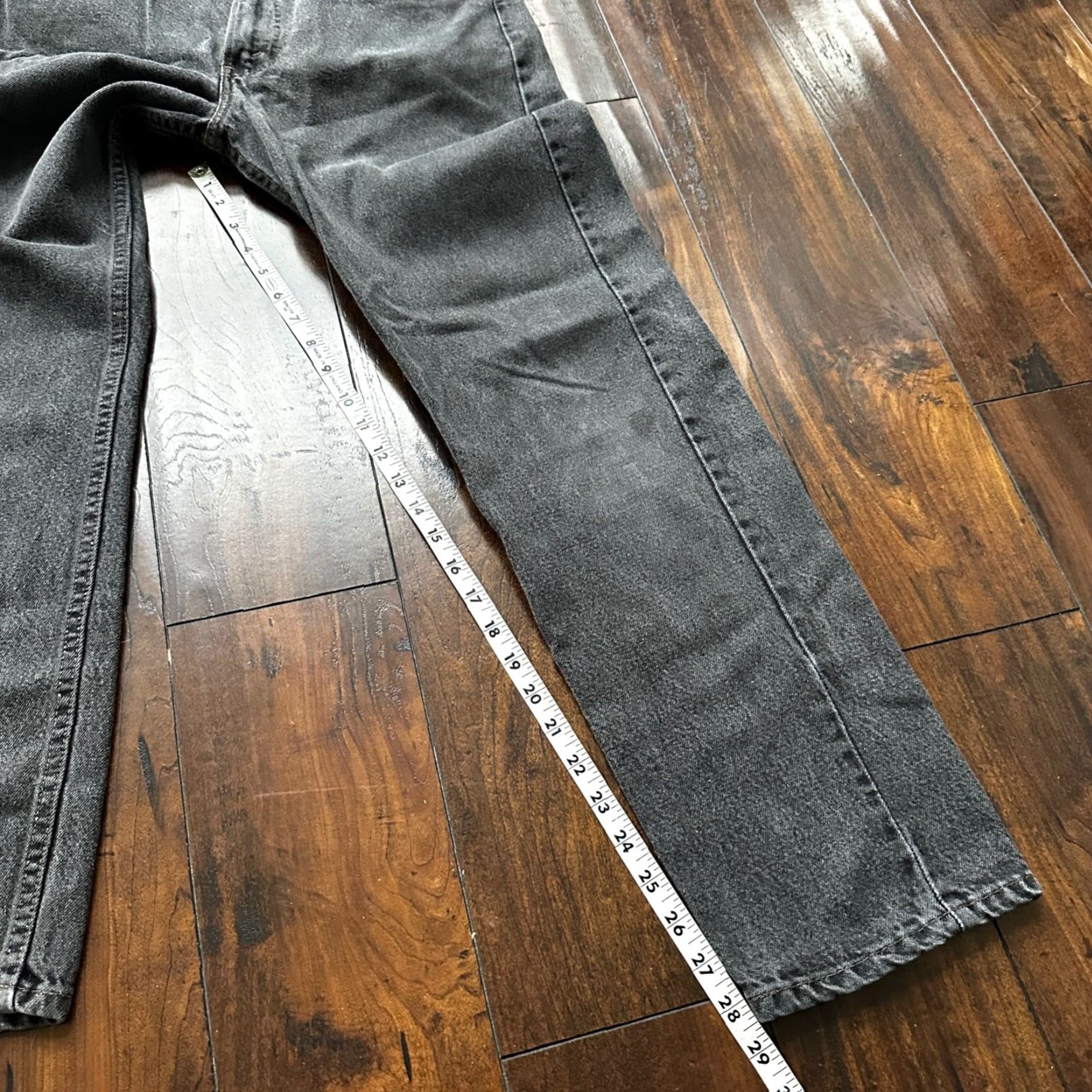Levi's VINTAGE Levi's Jeans 34x30 Men Mid Rise Straight Fit Gray Cotton 90s Retro Authentic Size US 34 / EU 50 - 4 Thumbnail