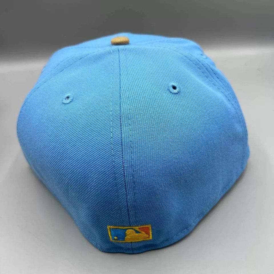 New Era Houston Astros Hat Men 7 5/8 59Fifty New Era MLB Fitted Cap Size ONE SIZE - 5 Thumbnail