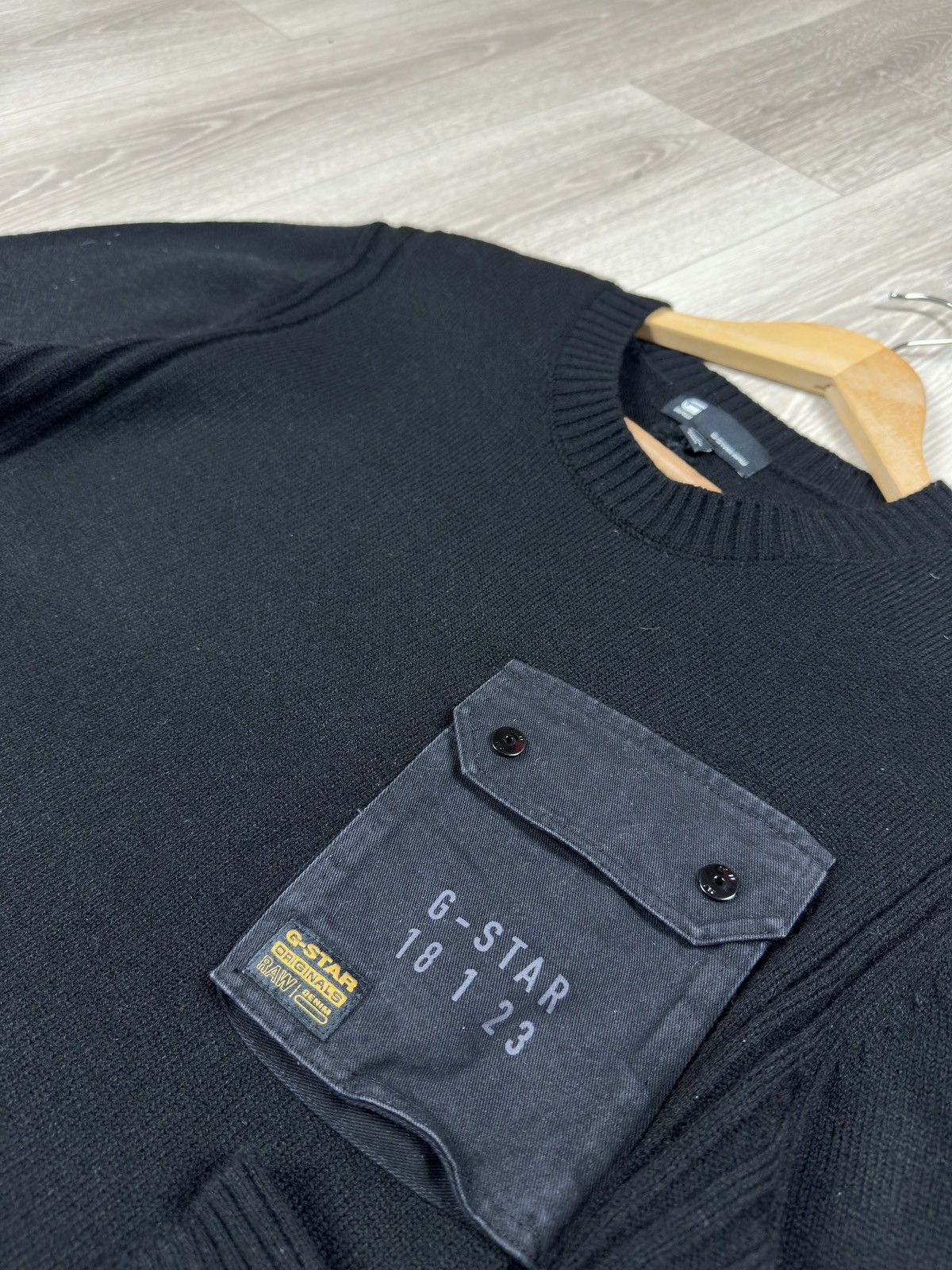 G-Star Raw G Star Wool Sweater Logo Pocket Y2K Style Size XL Size US XL / EU 56 / 4 - 7 Thumbnail