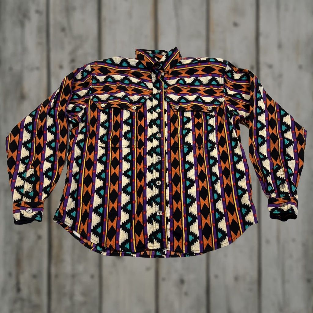 Cody James VINTAGE Cody James Shirt Women's Small Long Sleeve Southwest Country Core Button-Up Size S / US 4 / IT 40 - 1 Thumbnail