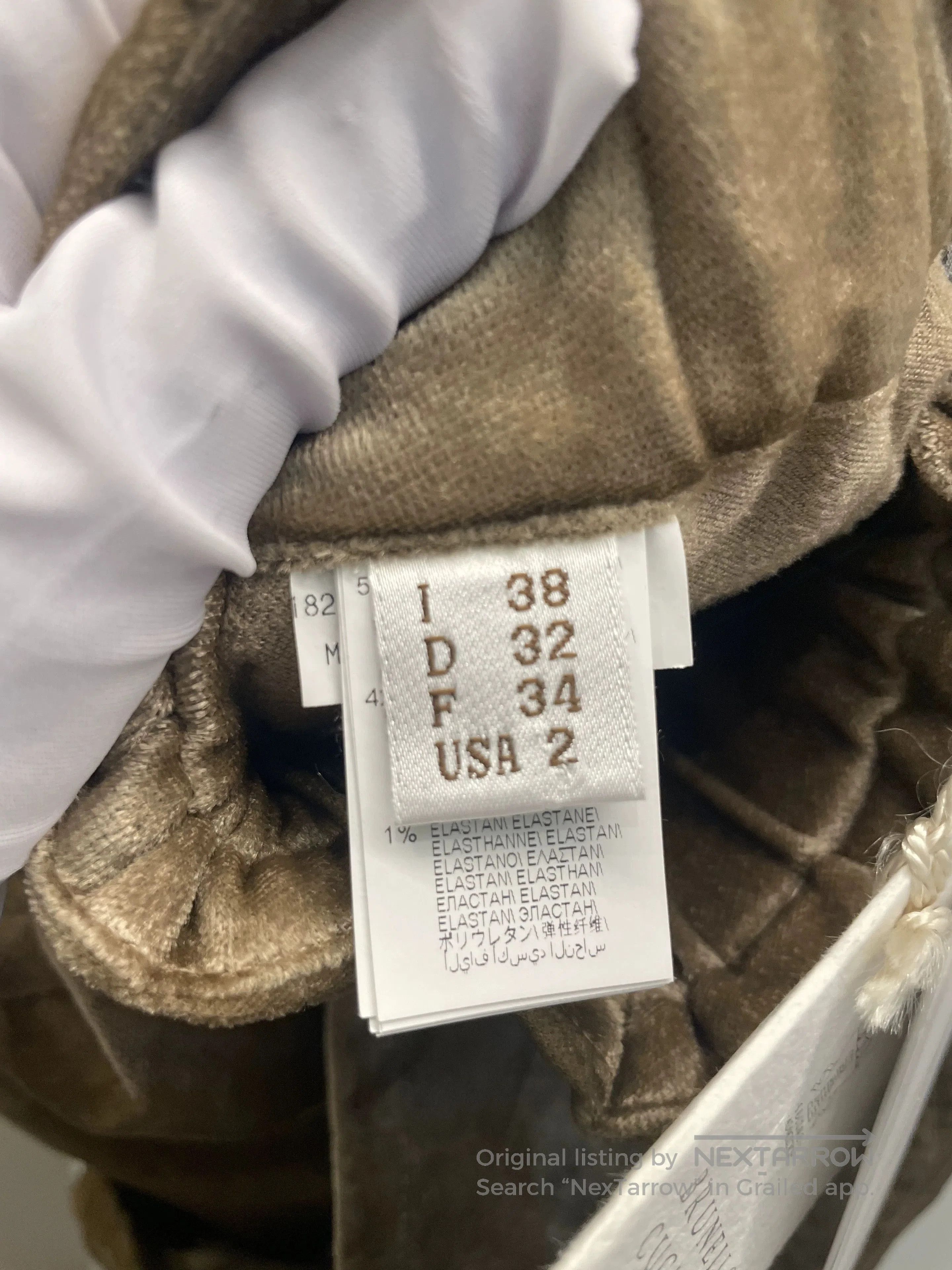 Brunello Cucinelli brunello cucinelli army green pants size f34. Size US 34 / EU 50 - 3 Thumbnail