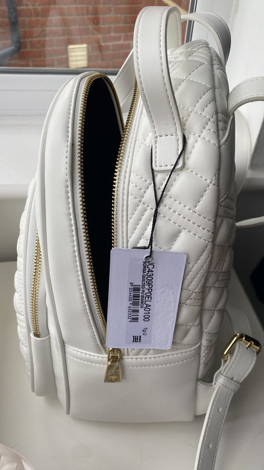 Love Moschino Love Moschino Backpack White Size ONE SIZE - 7 Thumbnail
