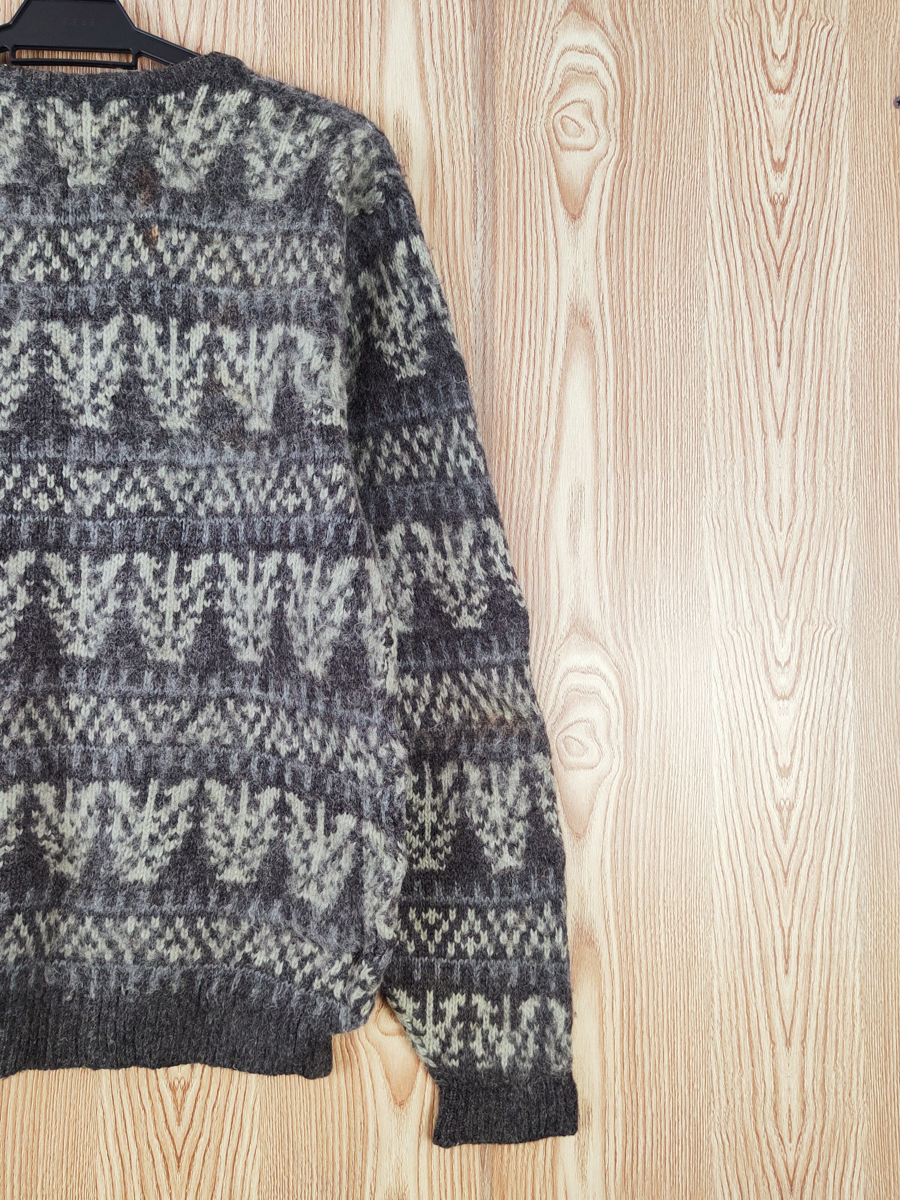 Japanese Brand D Gazette Dark Gray vintage Wool Knitwear Sweatshirts #W866 Size US M / EU 48-50 / 2 - 11 Thumbnail