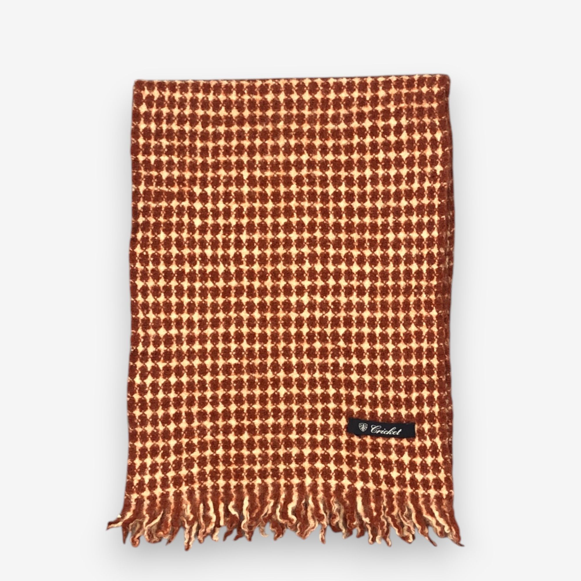 Japanese Brand Vintage Cricket Scarf Muffler Wool Plaid Winter Scarves Size ONE SIZE - 2 Thumbnail