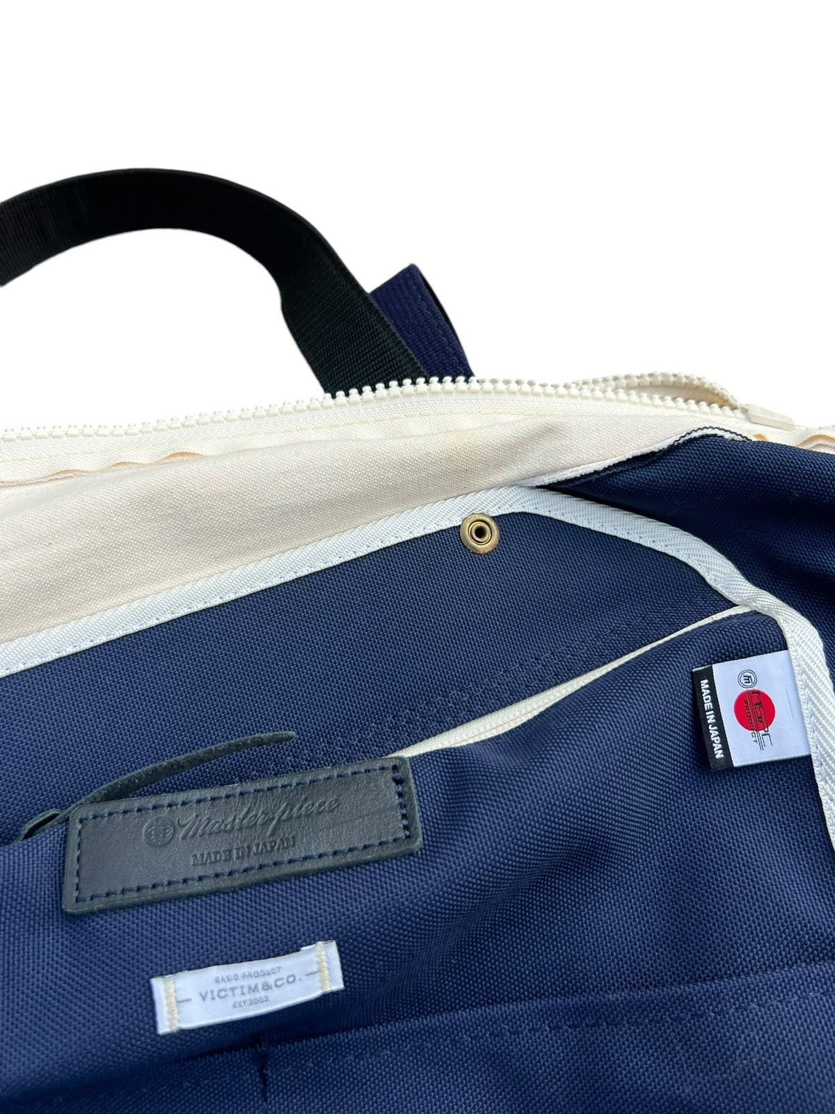 MasterPiece Masterpiece X Victim Japan Muddy Stains 2 Way Tote Bag Size ONE SIZE - 23 Thumbnail