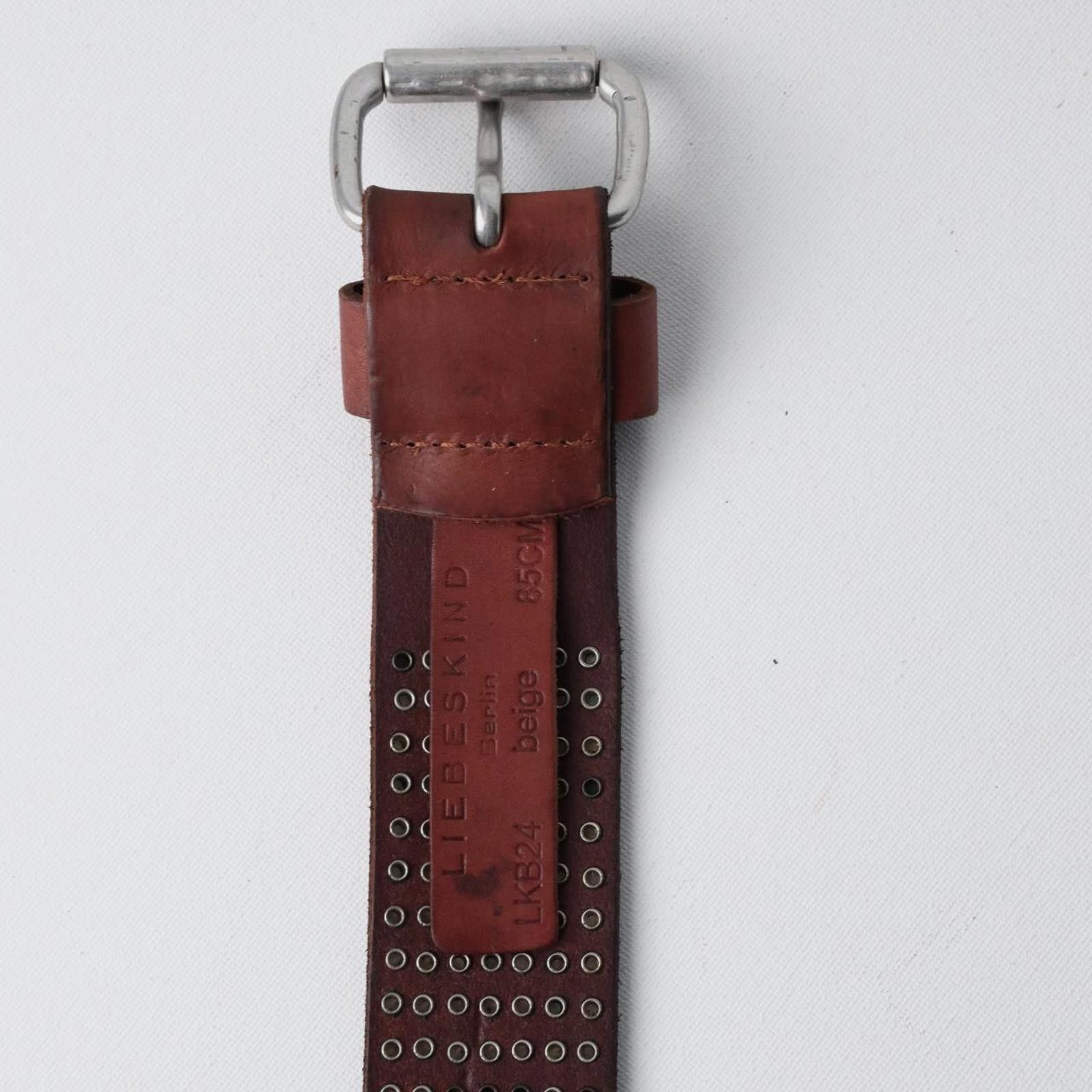 LIEBESKIND BERLIN Liebeskind Deadstock Hand Made Studded Pin Buckle Belt Size ONE SIZE - 5 Thumbnail