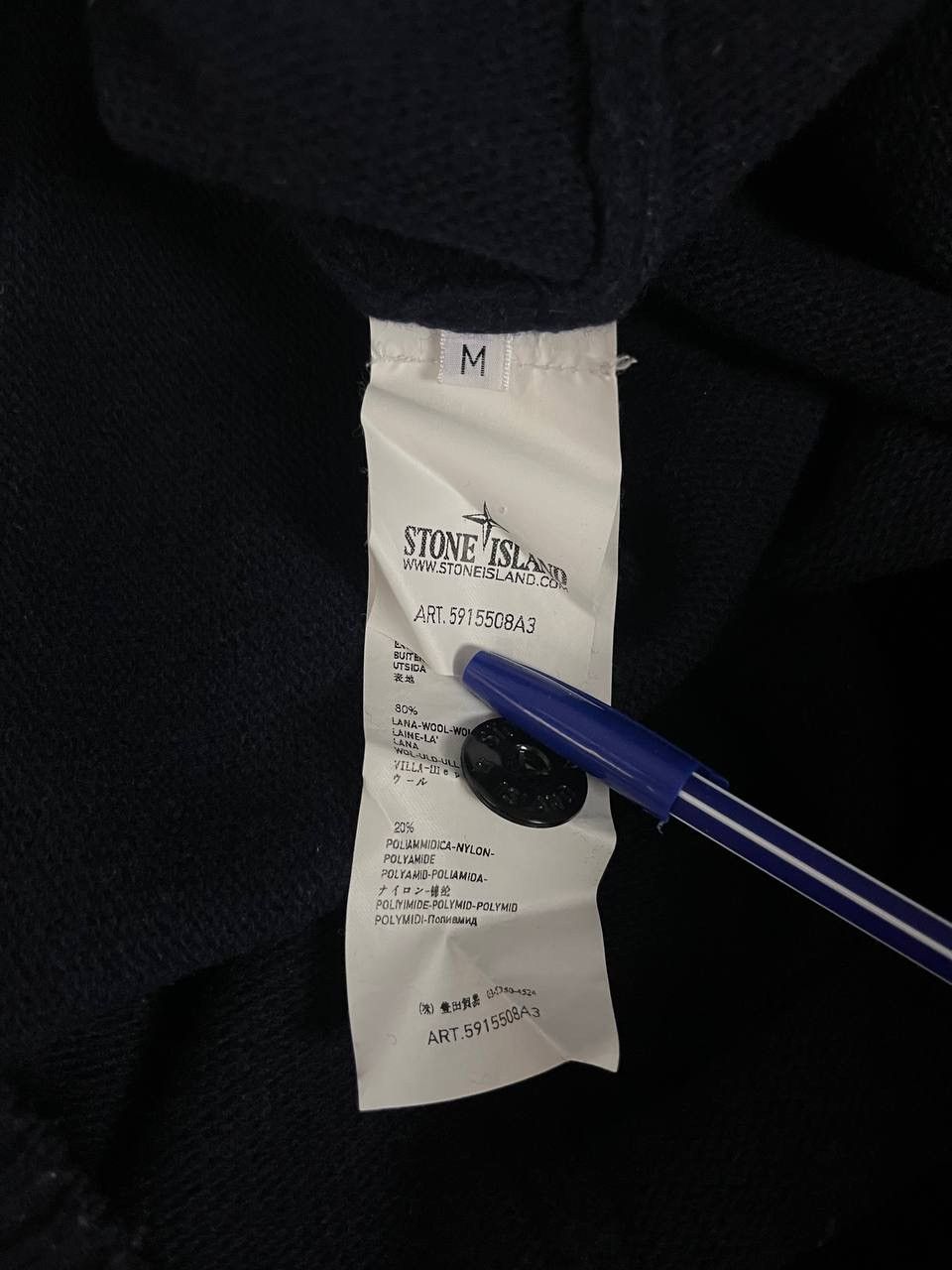 Stone Island Stone Island Sweater Wool Navy Size US M / EU 48-50 / 2 - 11 Thumbnail