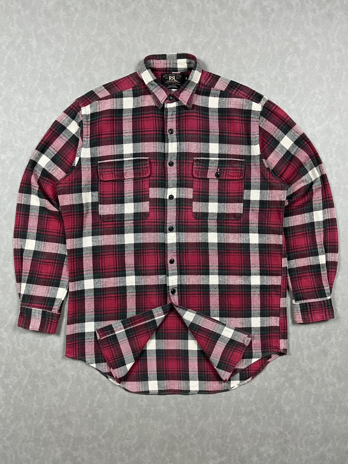 RRL Ralph Lauren RRL flannel plaid Size US XL / EU 56 / 4 - 7 Thumbnail