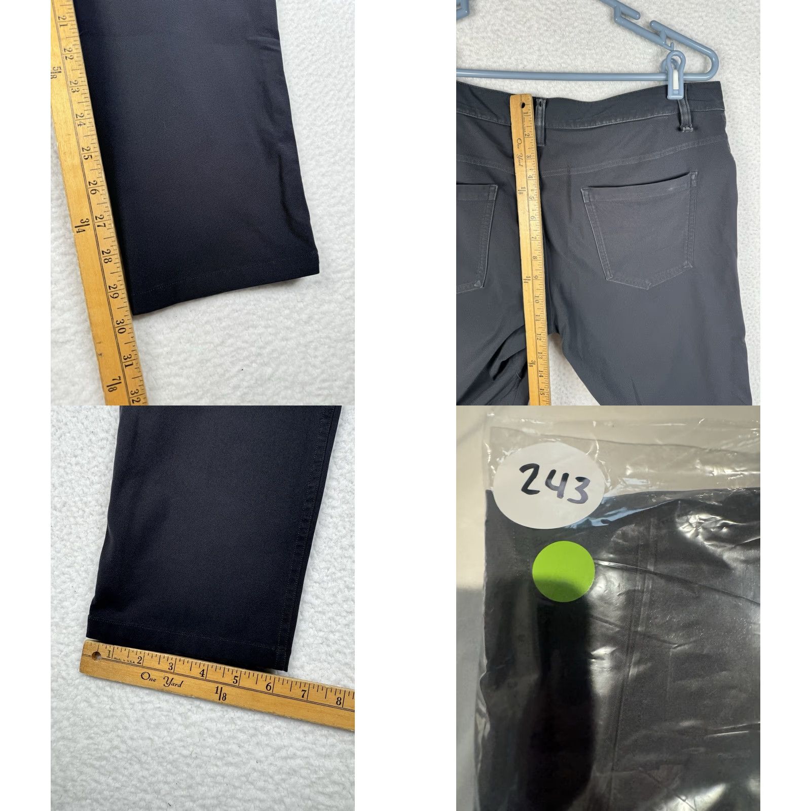 Lululemon Lululemon Pants Mens 34x30 Gray ABC Warpstreme Classic Fit 5-Pocket Design Casual Straight Inseam 30 Game Size US 34 / EU 50 - 9 Thumbnail