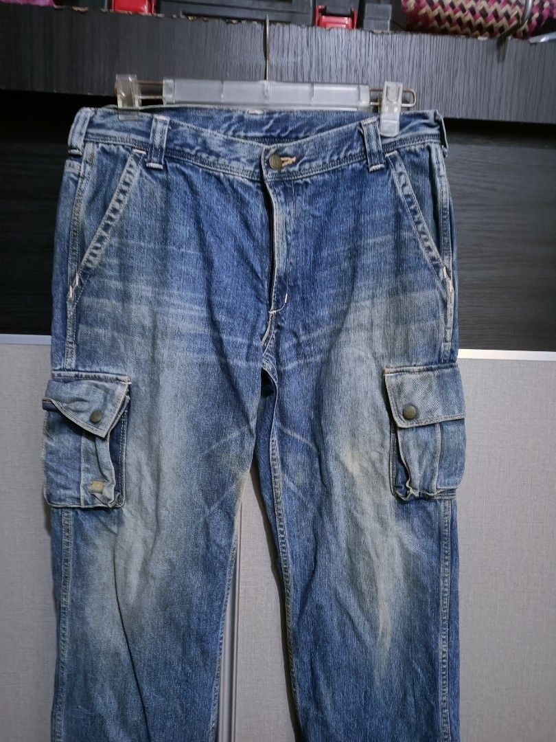 Lee × Vintage Vintage lee cargo jeans Size US 32 / EU 48 - 2 Thumbnail