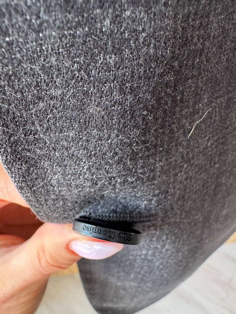 The Kooples The Kooples Fitted Check Blazer Gray Wool Size 50 Size 50S - 6 Thumbnail