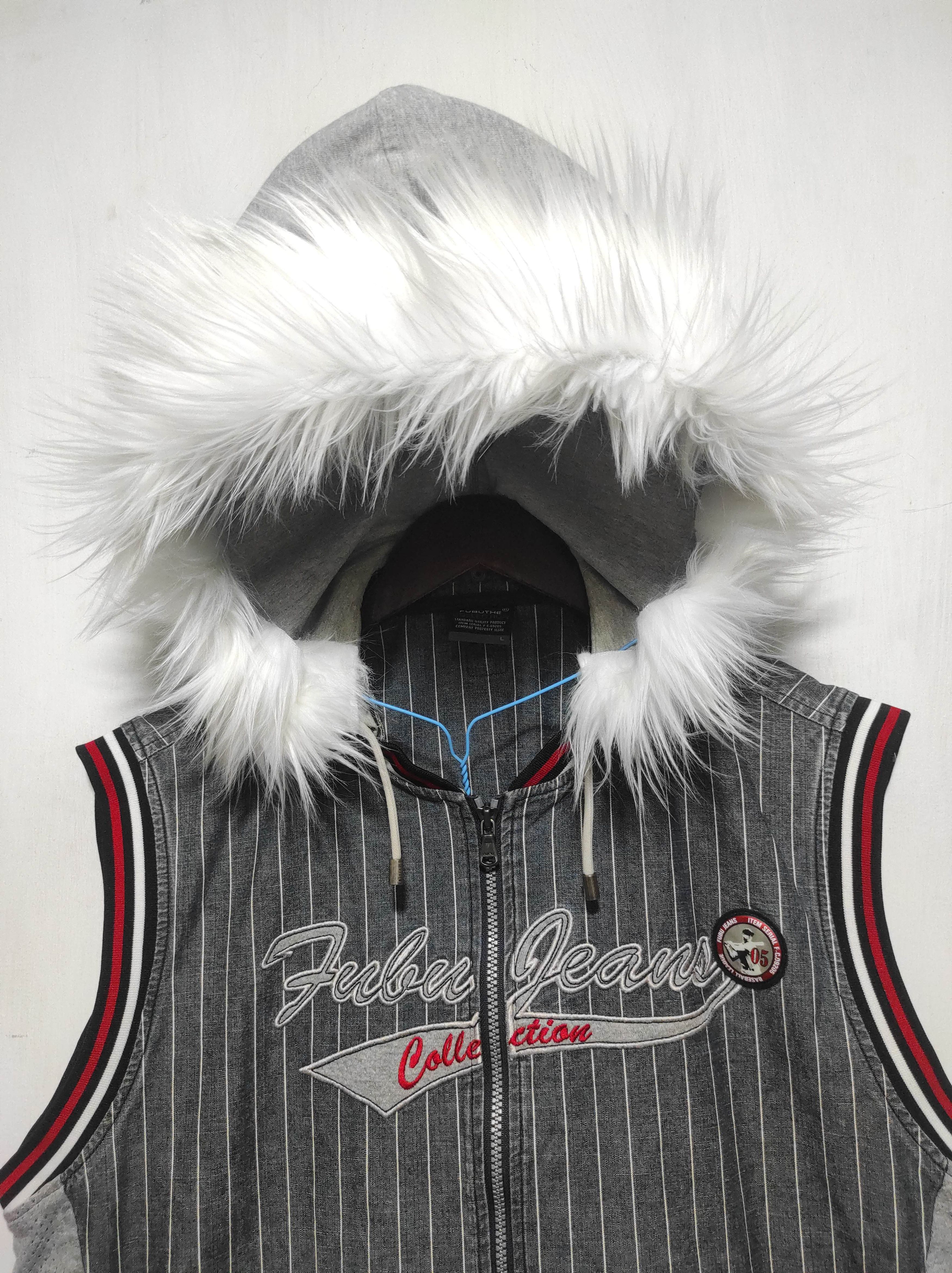 Fubu Fubu Jeans Tank Top Zip Fur Hoodie ifsixwasnine lgb style Size US L / EU 52-54 / 3 - 3 Thumbnail