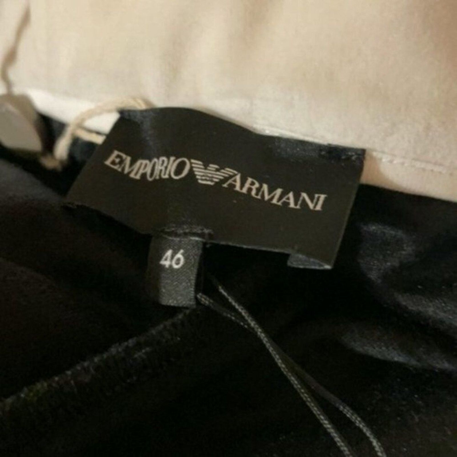 Emporio Armani Emporio Armani Velour Casual Pants Black size 10 Size 32" / US 10 / IT 46 - 5 Thumbnail