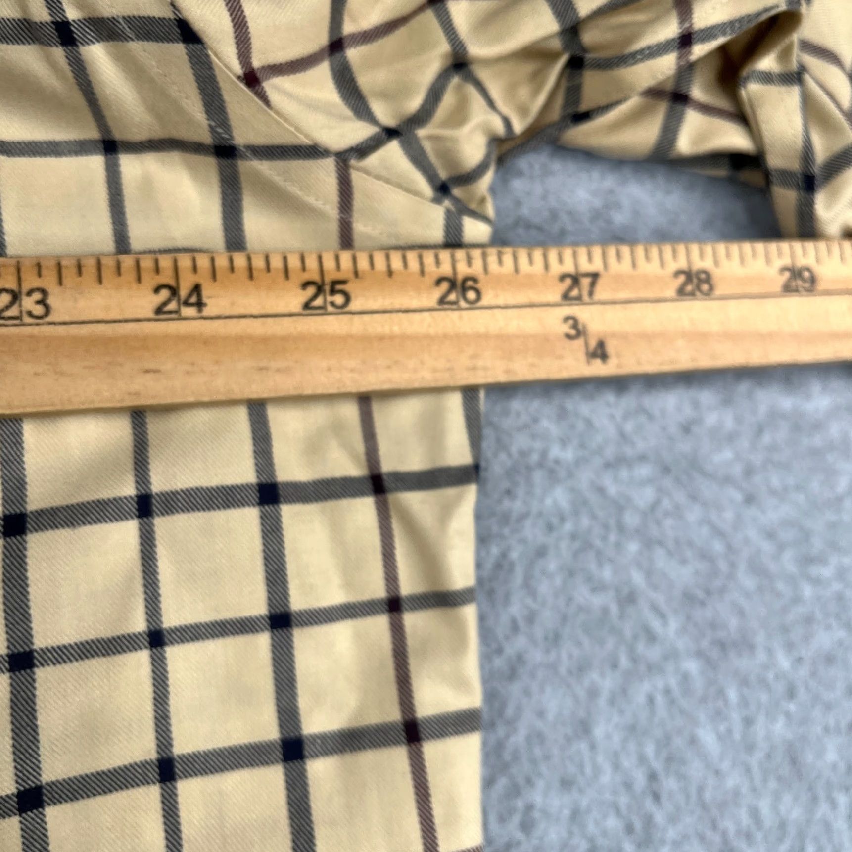 Brooks Brothers Brooks Brothers 346 Shirt Long Sleeve Button-Up Ivory Check Non-Iron Casual Size US L / EU 52-54 / 3 - 7 Thumbnail