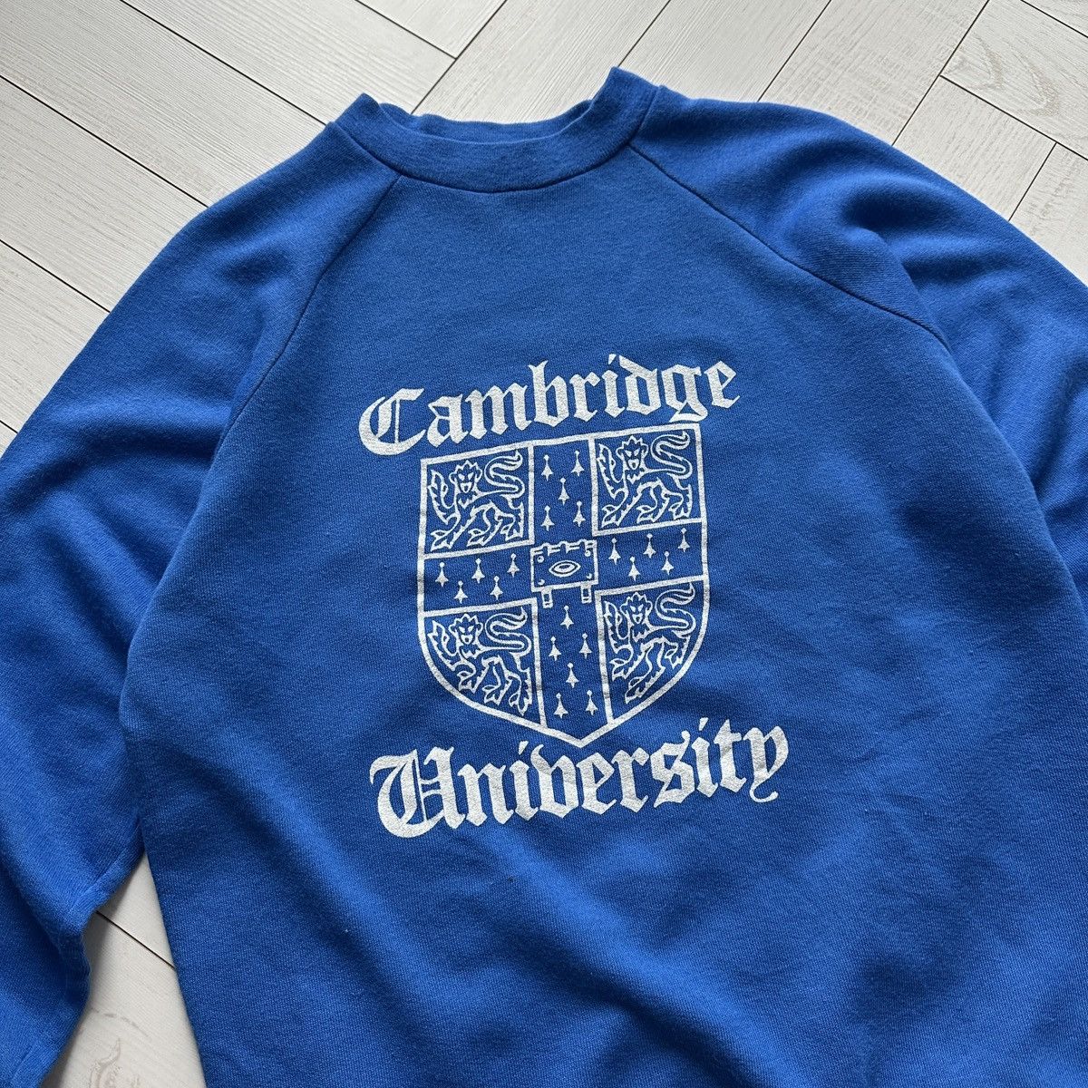 Vintage Vintage 80s rare Cambridge University Made in UK sweatshirt Size US L / EU 52-54 / 3 - 4 Thumbnail