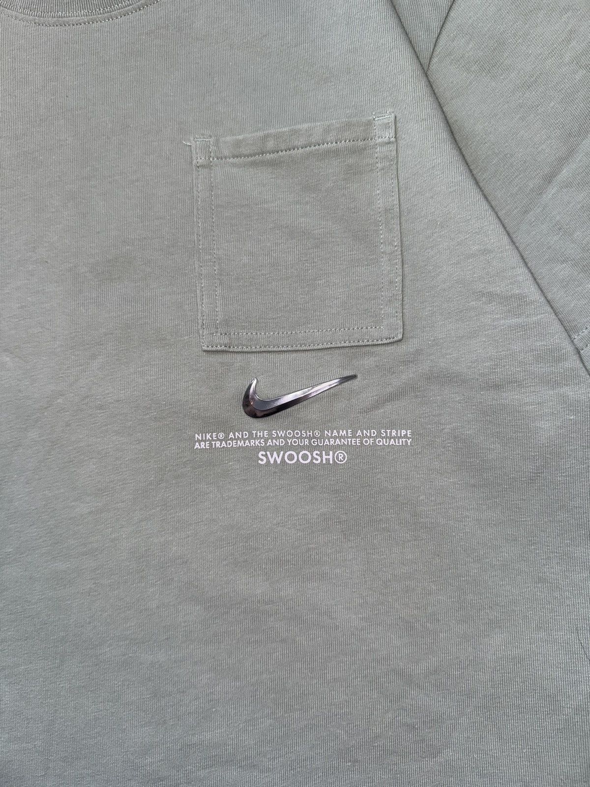 Designer × Nike Nike silver swoosh logo t-shirt Size S / US 4 / IT 40 - 3 Thumbnail