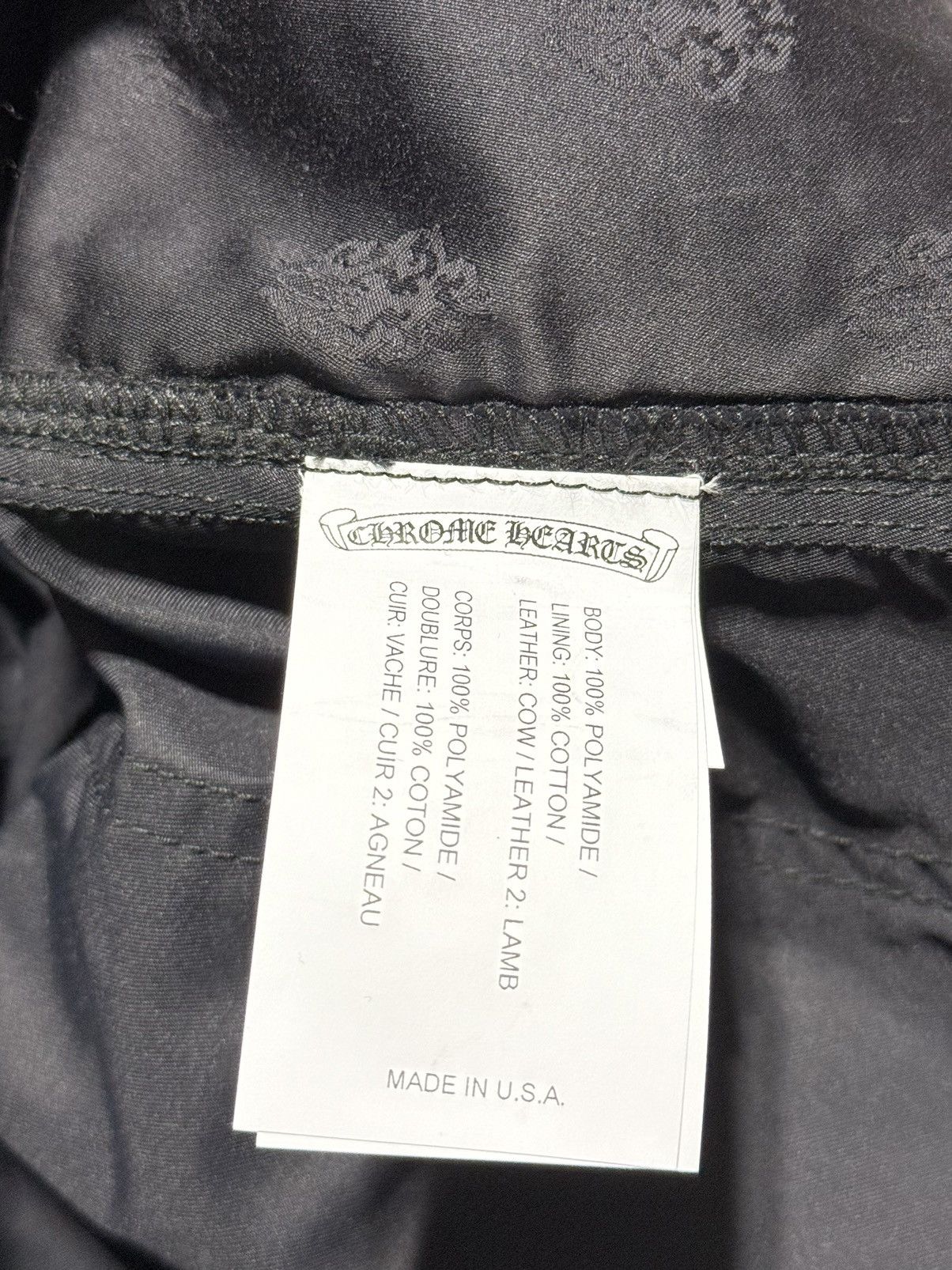 Chrome Hearts Chrome Hearts Cross Patch Leather Double Knee Shorts Size US 34 / EU 50 - 12 Thumbnail