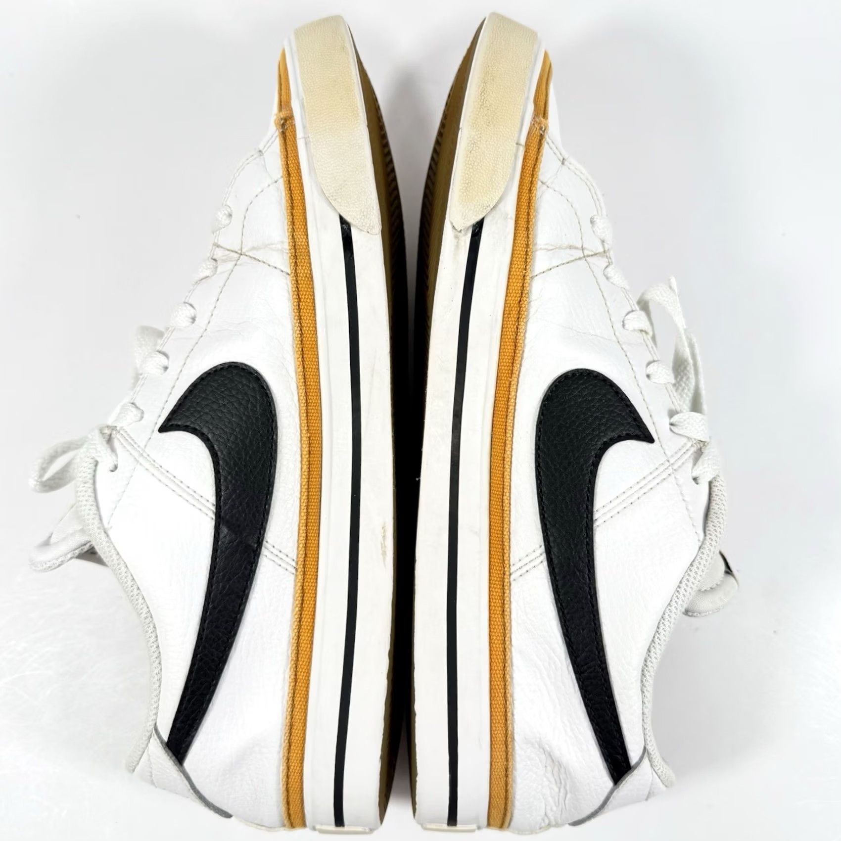 Nike Nike Court Legacy Men’s Size 10.5 Sneakers White Desert Ochre CU4150-102 Size US 11 / EU 44 - 5 Thumbnail