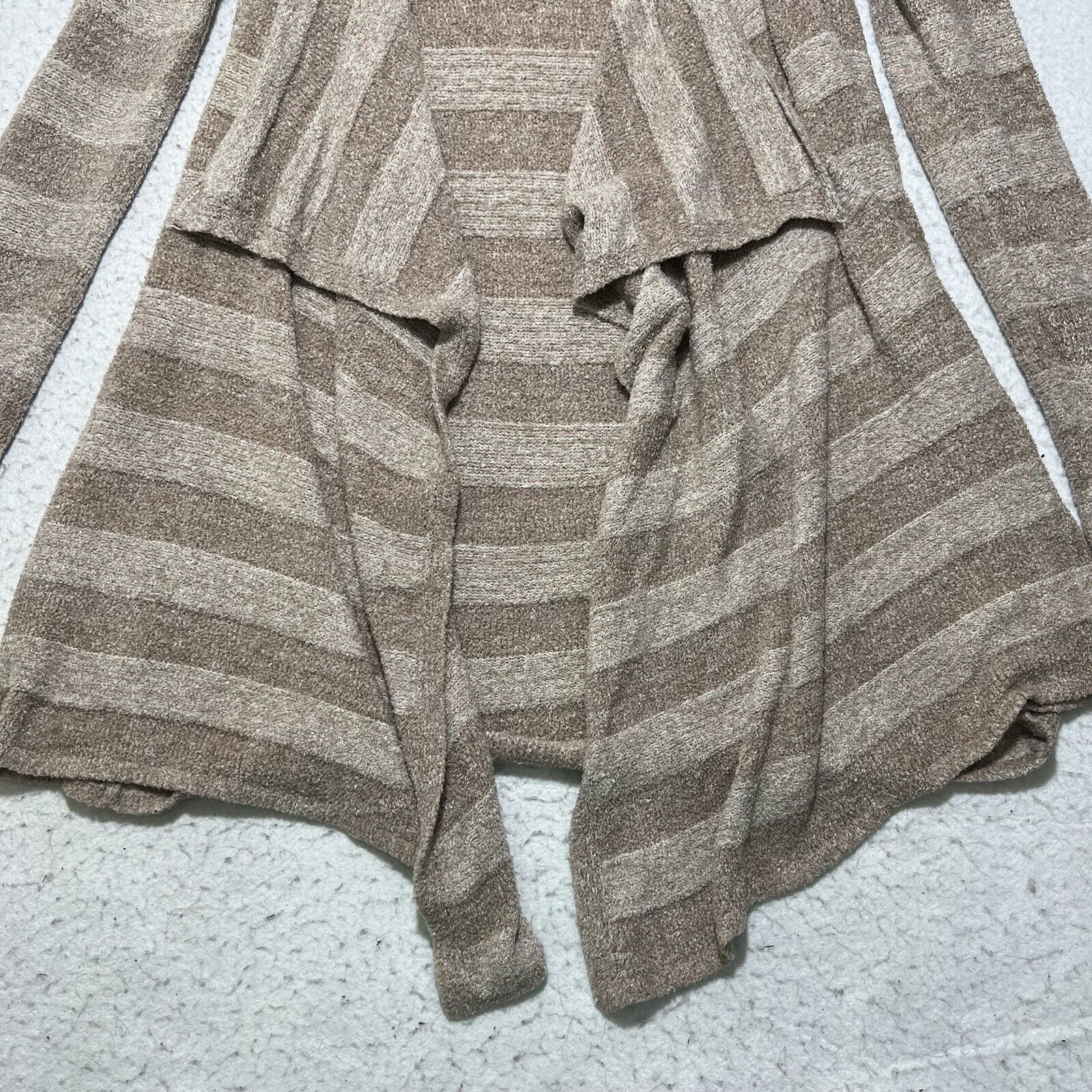 Other Barefoot Dreams Bamboo Chic Lite Striped Open Front Cardigan Size M / US 6-8 / IT 42-44 - 5 Thumbnail