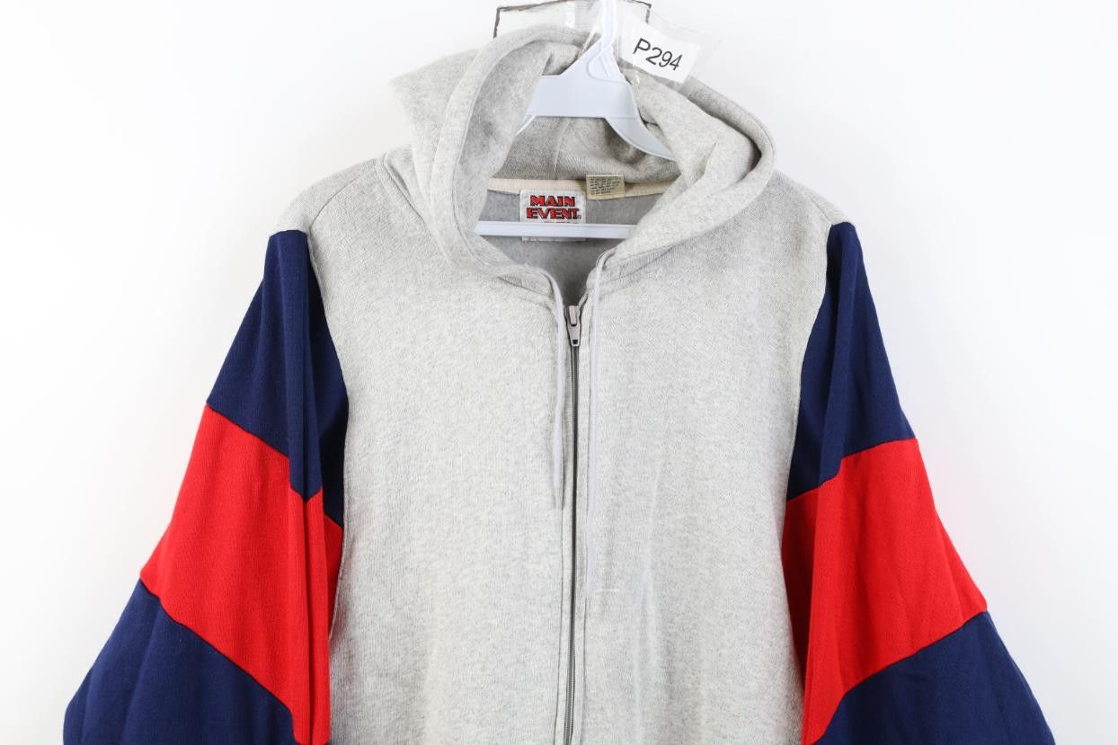 Vintage Vintage 70s 80s Streetwear Full Zip Hoodie Sweatshirt Size US M / EU 48-50 / 2 - 2 Thumbnail