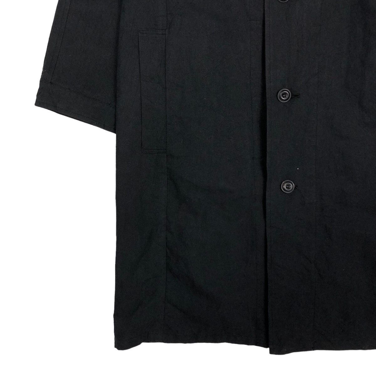 Issey Miyake 🔥Rich Black Long Fly Coats Jacket The Hinoki Japan Size US M / EU 48-50 / 2 - 5 Thumbnail