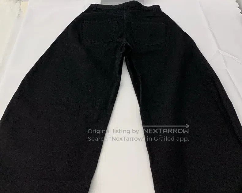 Alaia Alaia Solid Color Zipper High Waist Denim Pants, Black Size 25" / US 0 / IT 36 - 3 Thumbnail