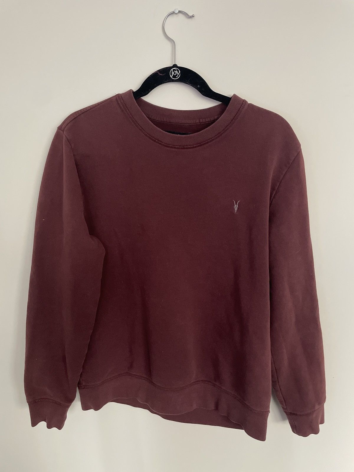 Allsaints AllSaints burgundy red crew neck sweatshirt Size US M / EU 48-50 / 2 - 1 Thumbnail