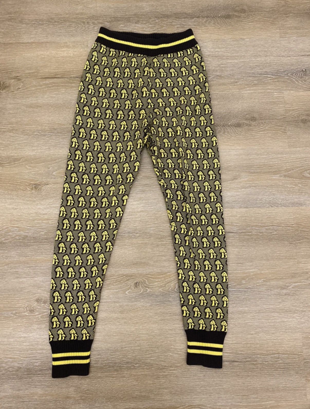 Gucci Gucci Mens Mushroom Print Jacquard Pants Size US 30 / EU 46 - 1 Thumbnail
