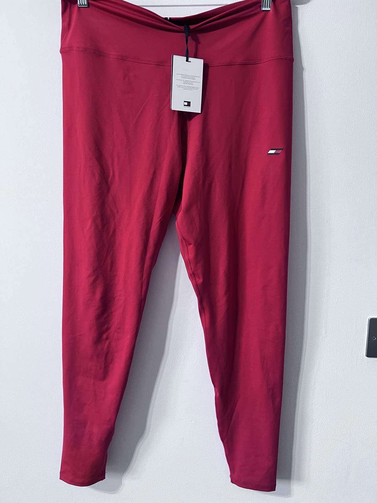 Tommy Hilfiger Tommy Hilfiger Red Leggings – Size 48 (EU) Size 40" / US 18 - 1 Thumbnail