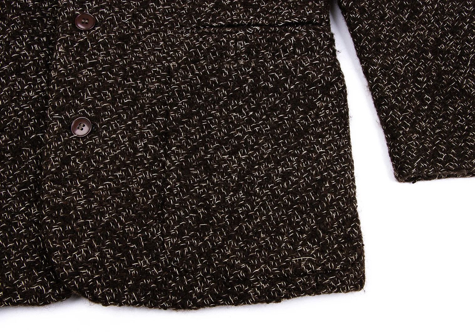 Jean Paul Gaultier Wool T 3-Button Jacket in Brown Off-Size Medium Size US M / EU 48-50 / 2 - 9 Thumbnail