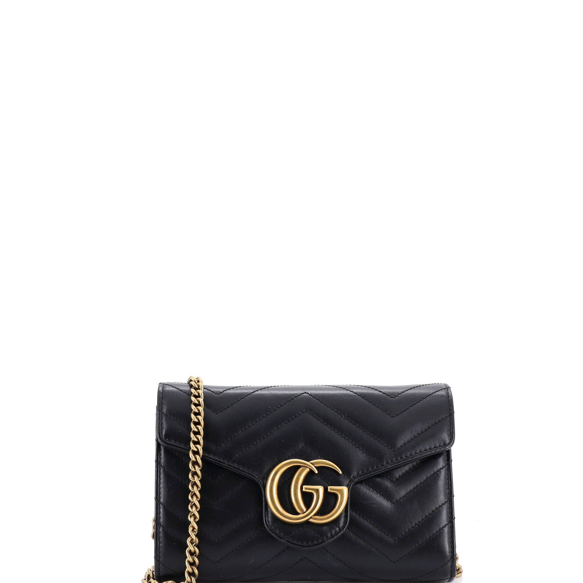 Gucci GG Marmont Chain Wallet Size ONE SIZE - 1 Thumbnail