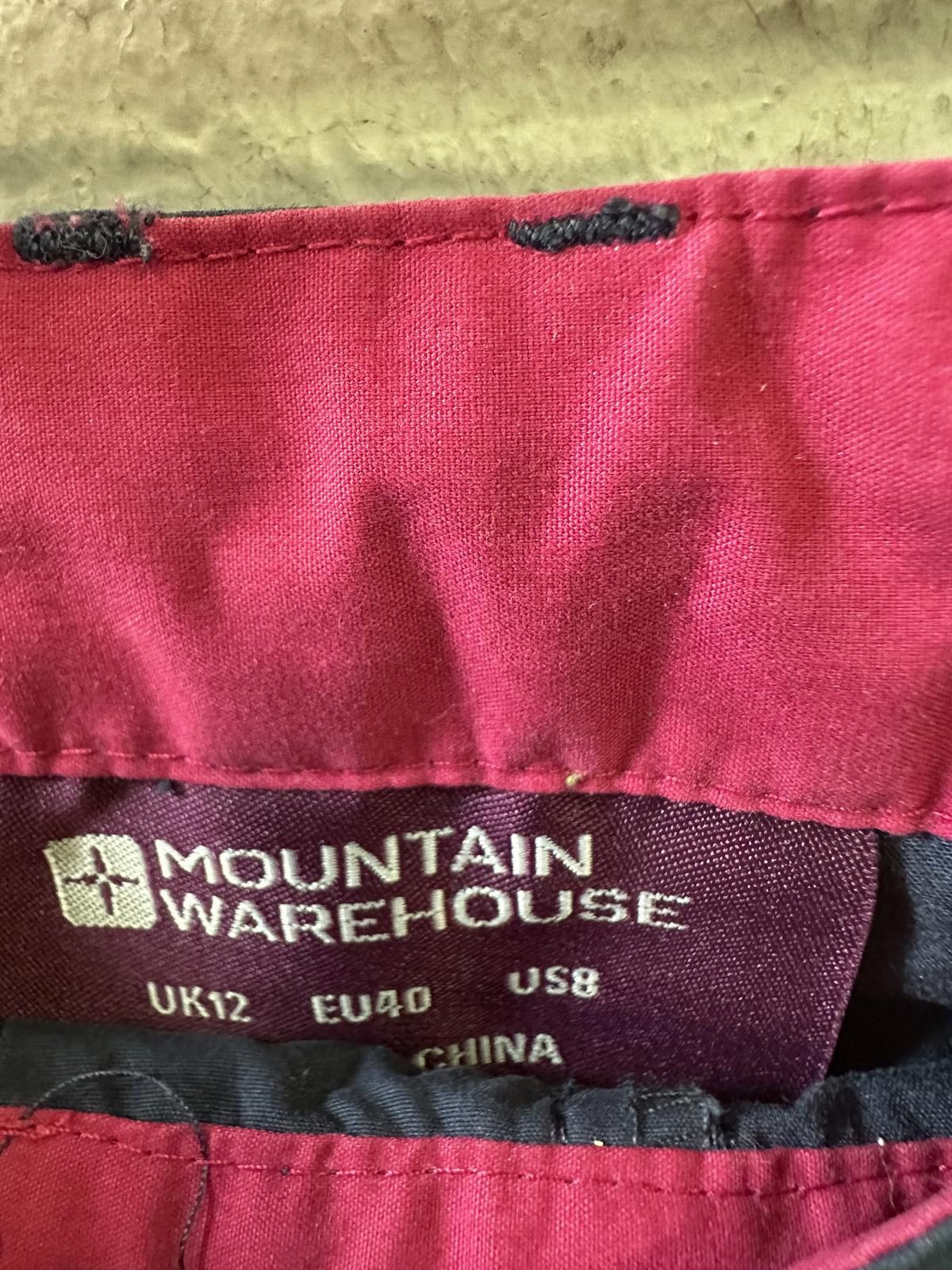 Designer Men's Gray Cargo Pants by Mountain Warehouse Size US 32 / EU 48 - 5 Thumbnail