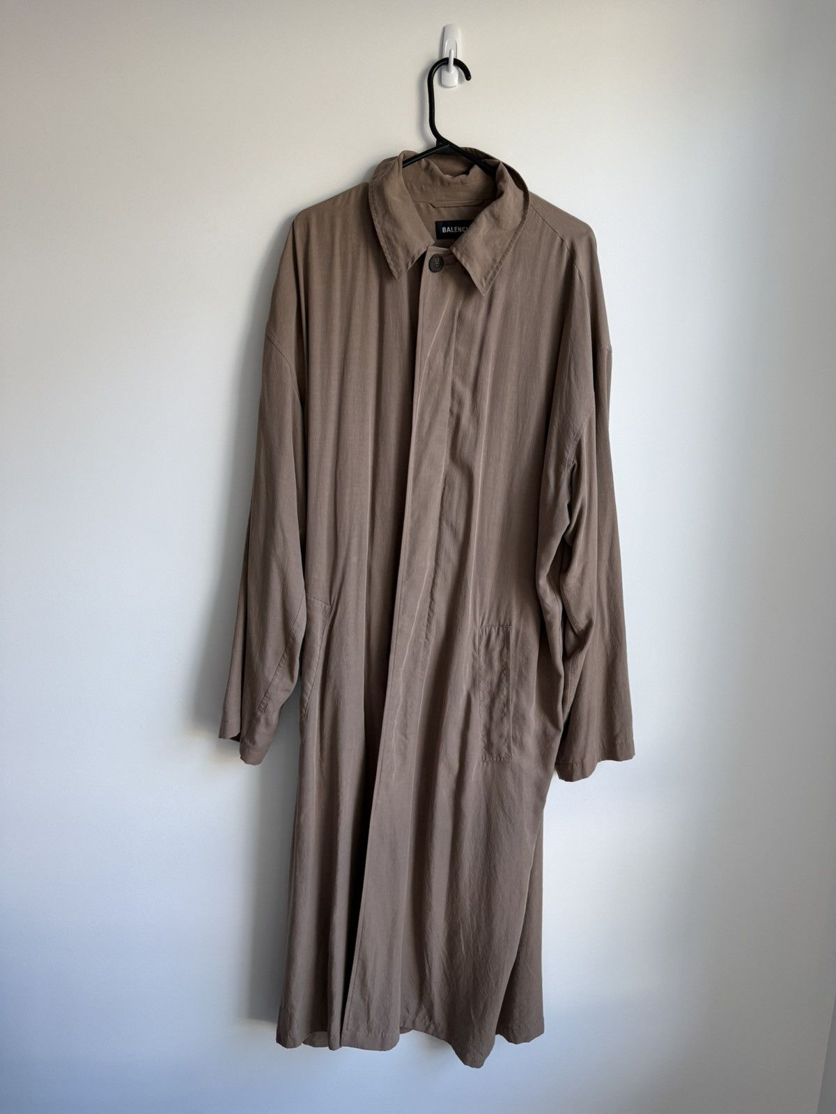 Balenciaga Balenciaga SS2020 Fluid Poplin coat Size US S / EU 44-46 / 1 - 1 Thumbnail