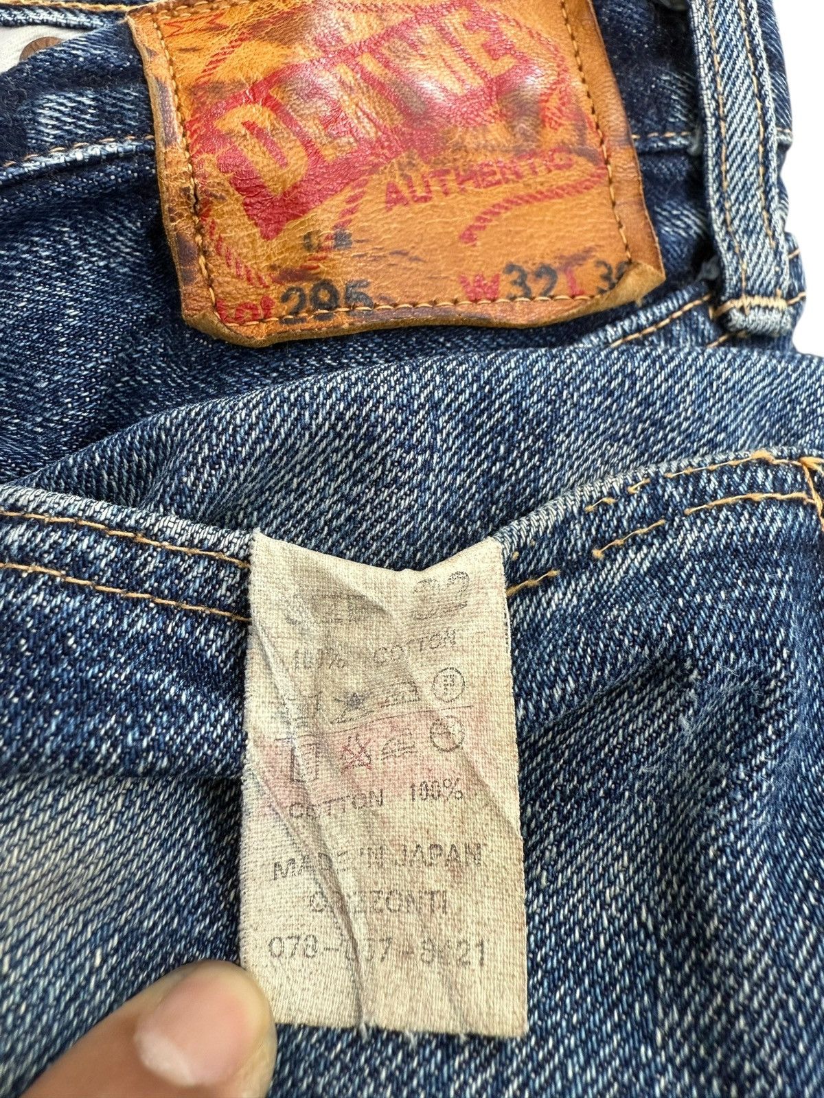 Denime Vintage Denime Japan Blue Faded Loose Style Jeans Size US 32 / EU 48 - 10 Thumbnail
