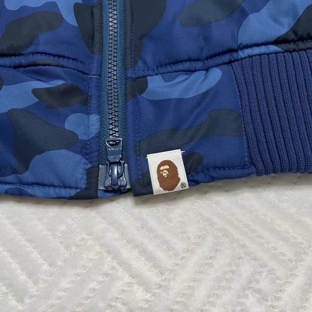 COLOR CAMO SHARK DOWN JACKET