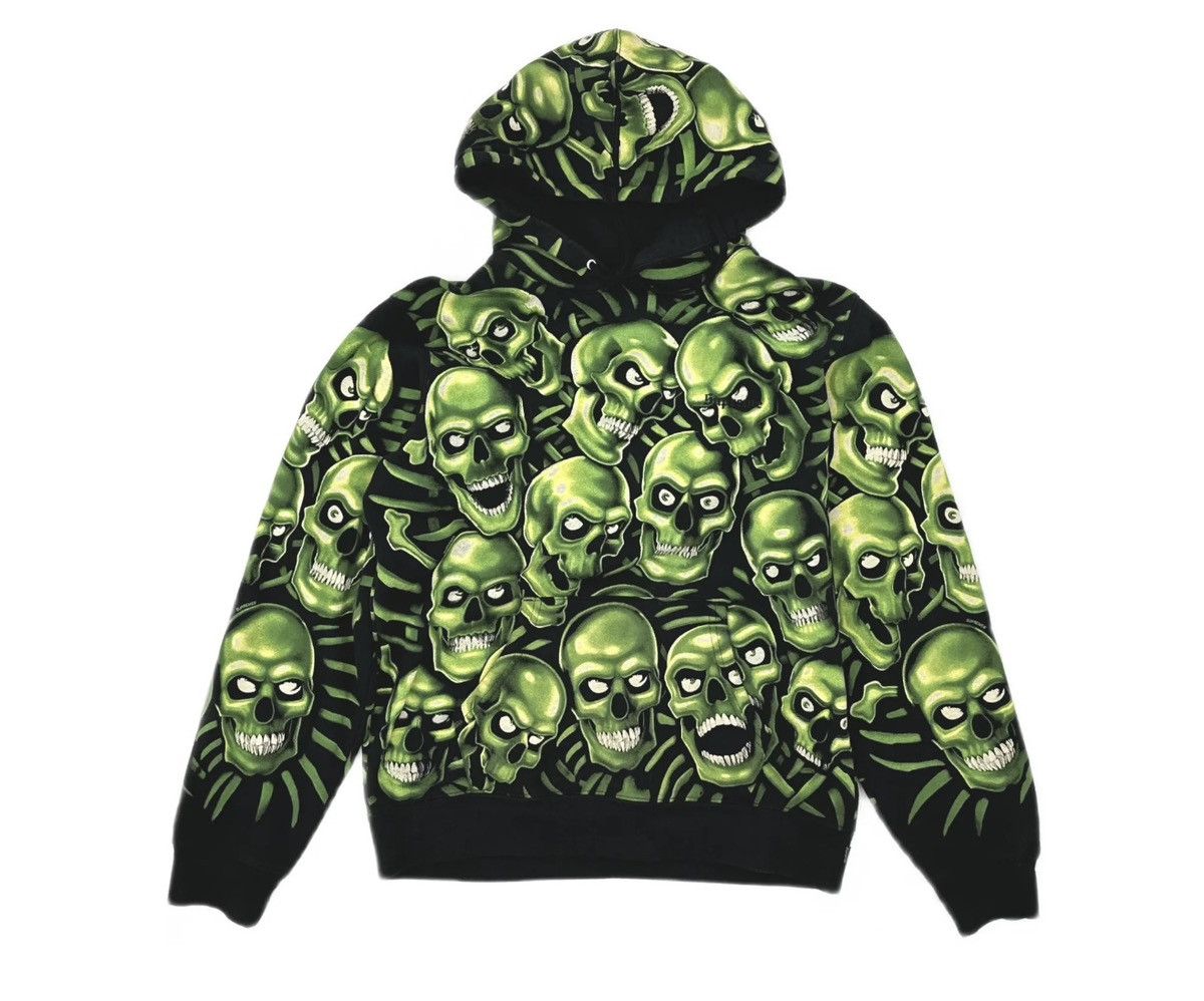 Supreme Ghost Skull Pile Hoodie | Grailed