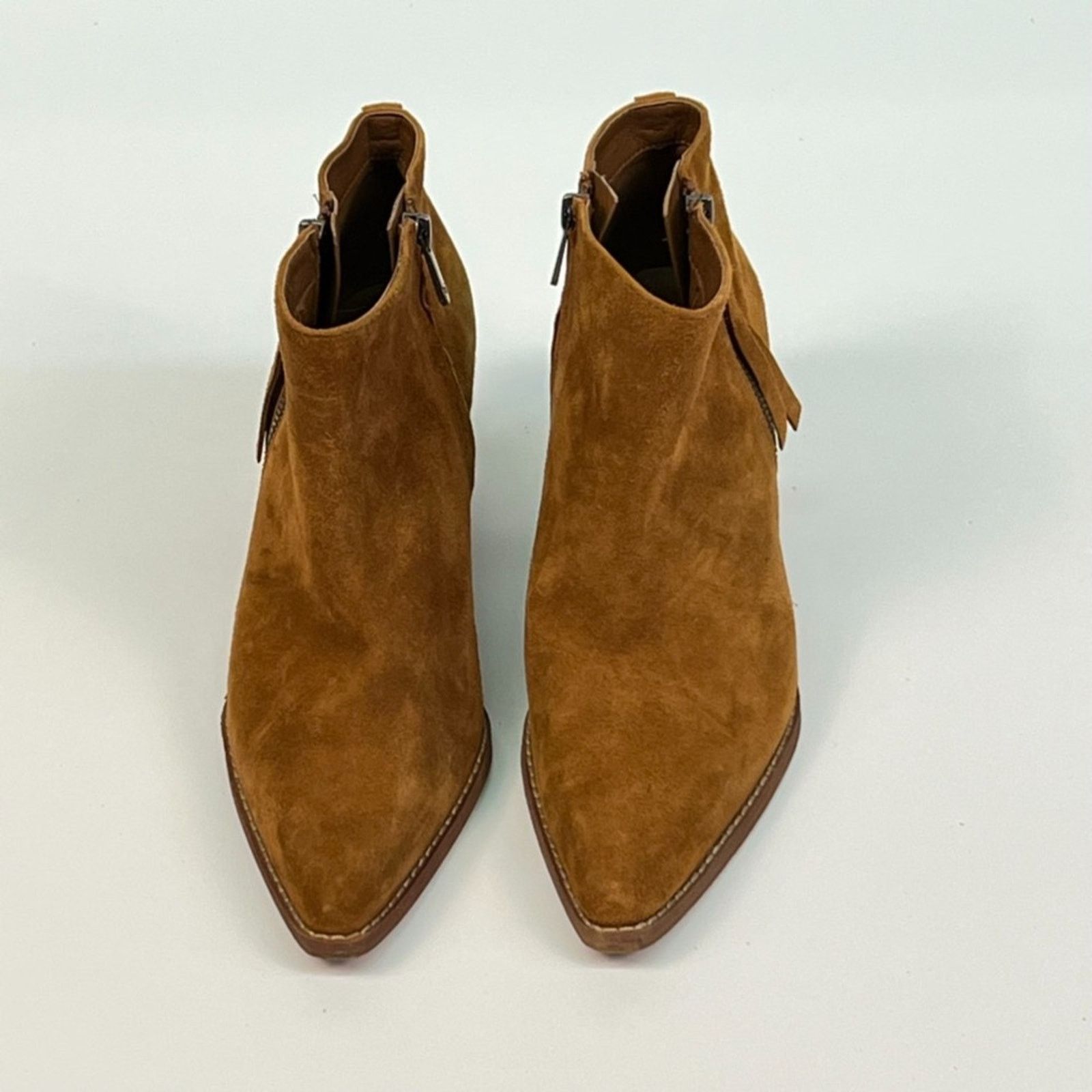 Sam Edelman SAM EDELMAN Walden Brown Suede Boot Women Sz 8.5 (Cognac) Size US 8.5 / IT 38.5 - 5 Thumbnail