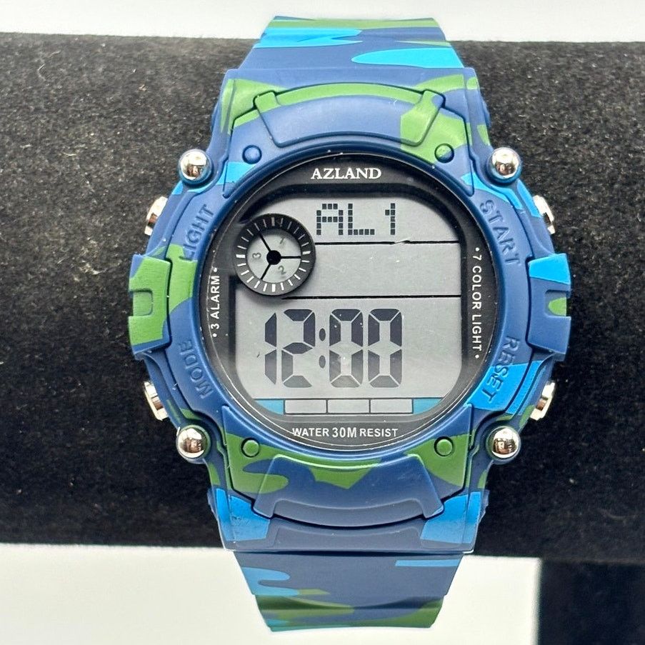 Other Digital Blue Camo Men's Watch Size ONE SIZE - 7 Thumbnail