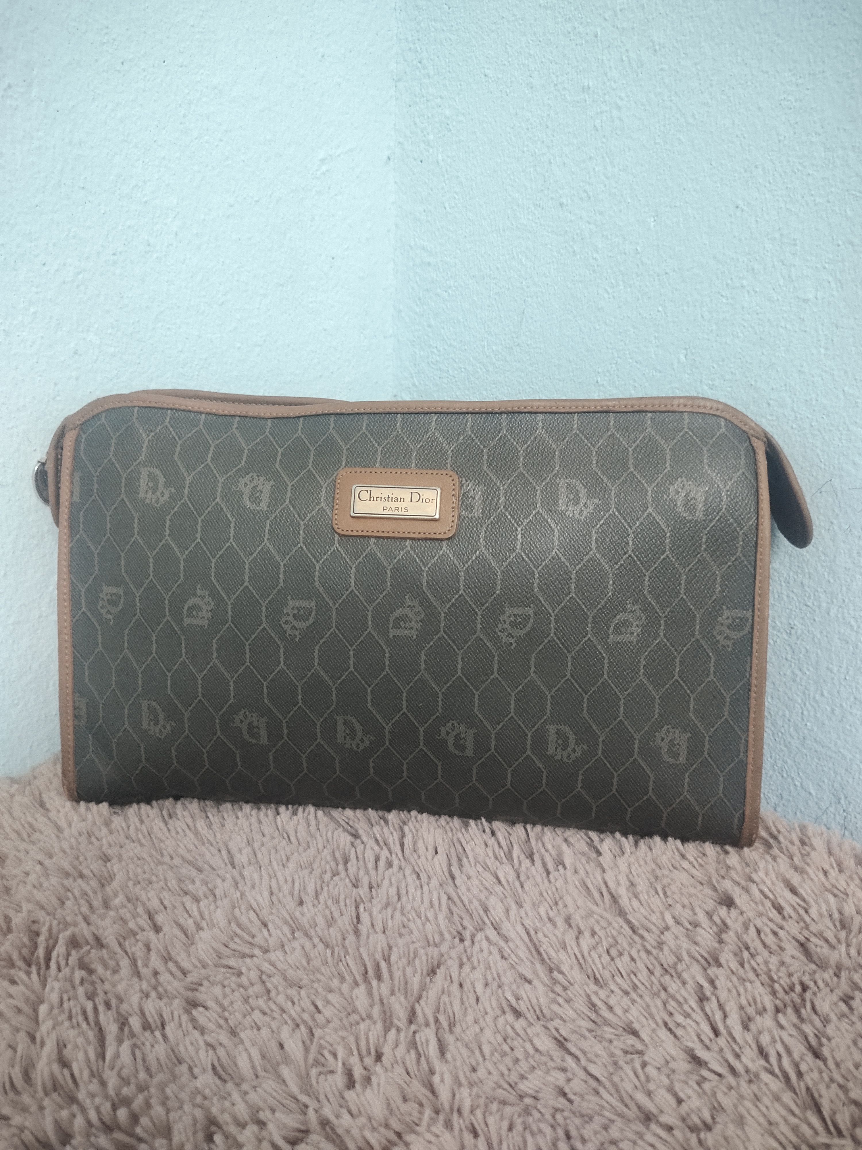 Christian Dior Monsieur × Dior Vintage Dior Macadam Monogram Clutch Bag Size ONE SIZE - 1 Thumbnail