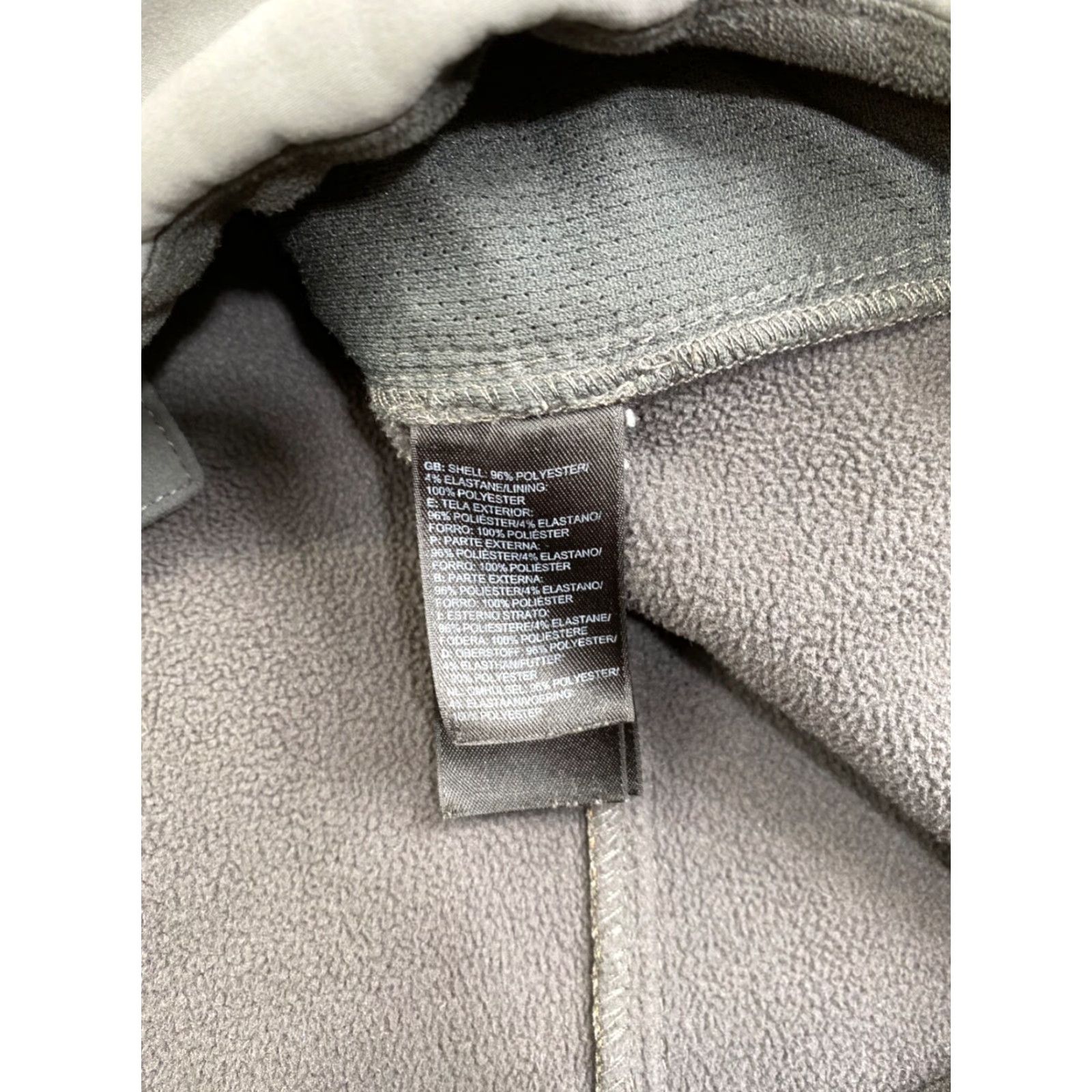 The North Face The North Face Apex Bionic Jacket Men L Gray Full Zip Fleece Lined Softshell Windbreaker Size US L / EU 52-54 / 3 - 6 Thumbnail
