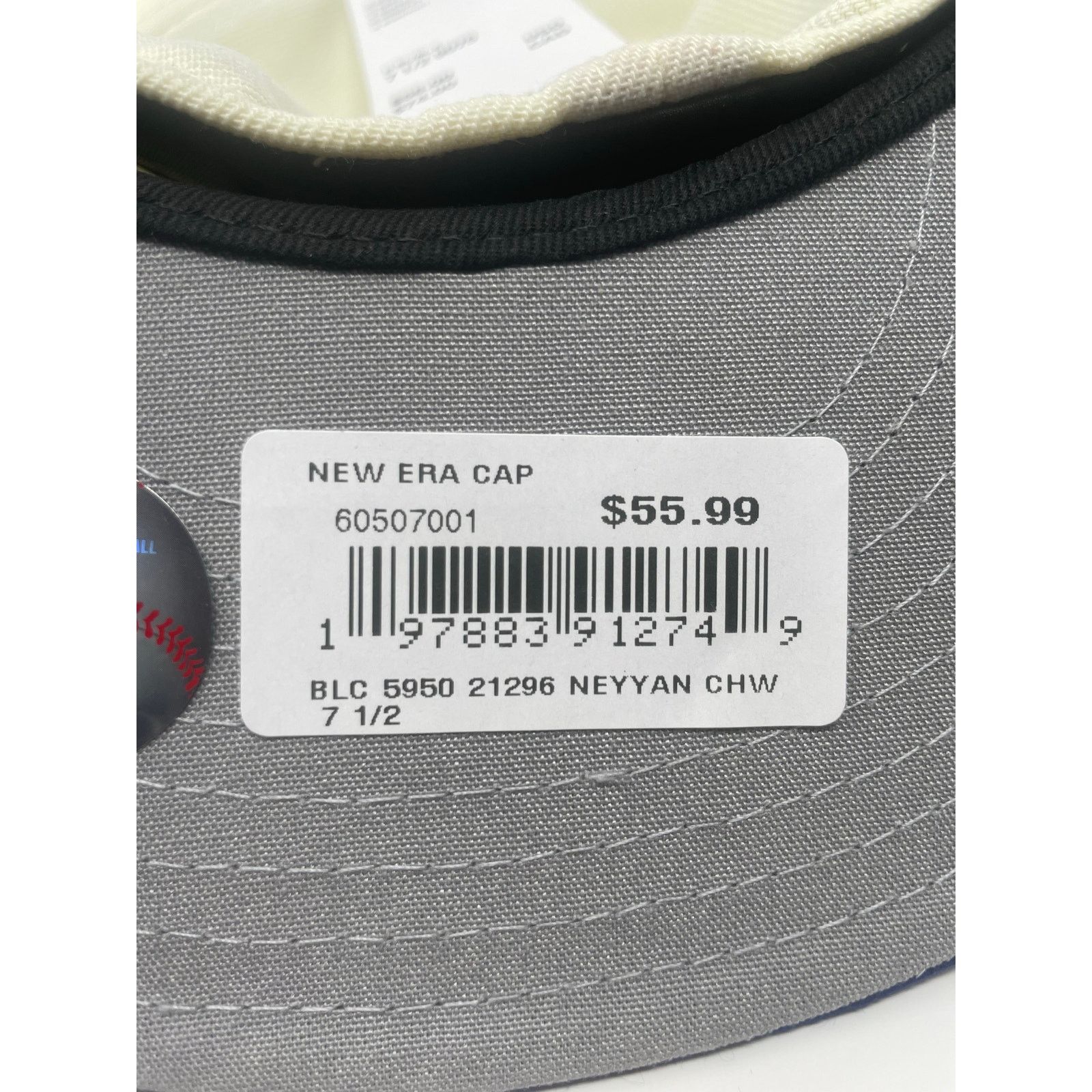 New Era New Era New York Yankees x Big League Chew 59FIFTY Hat 7 1/2 Size ONE SIZE - 6 Thumbnail