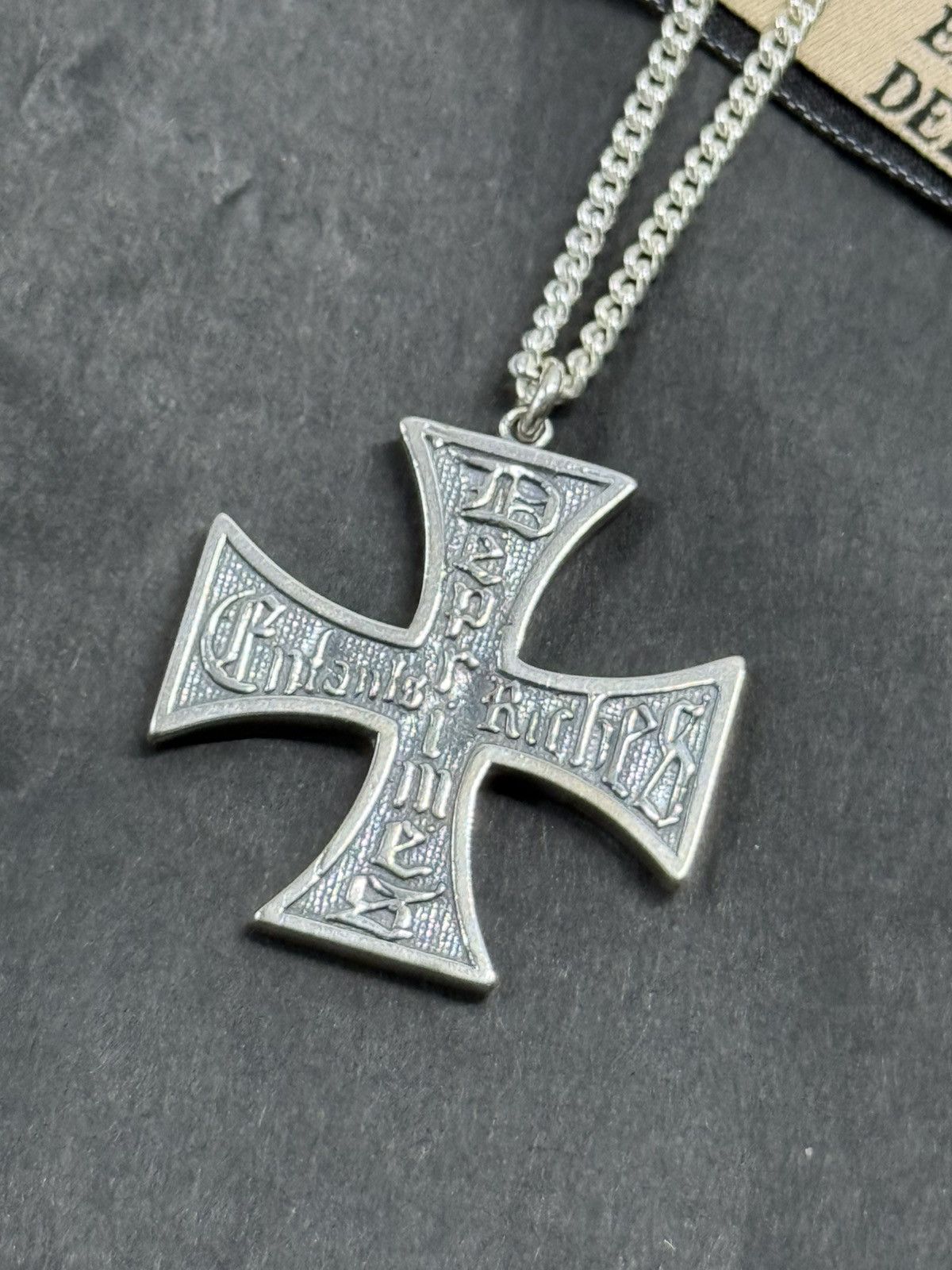 Enfants Riches Deprimes Enfants Riches Déprimés Cross Logo Necklace Size ONE SIZE - 2 Thumbnail