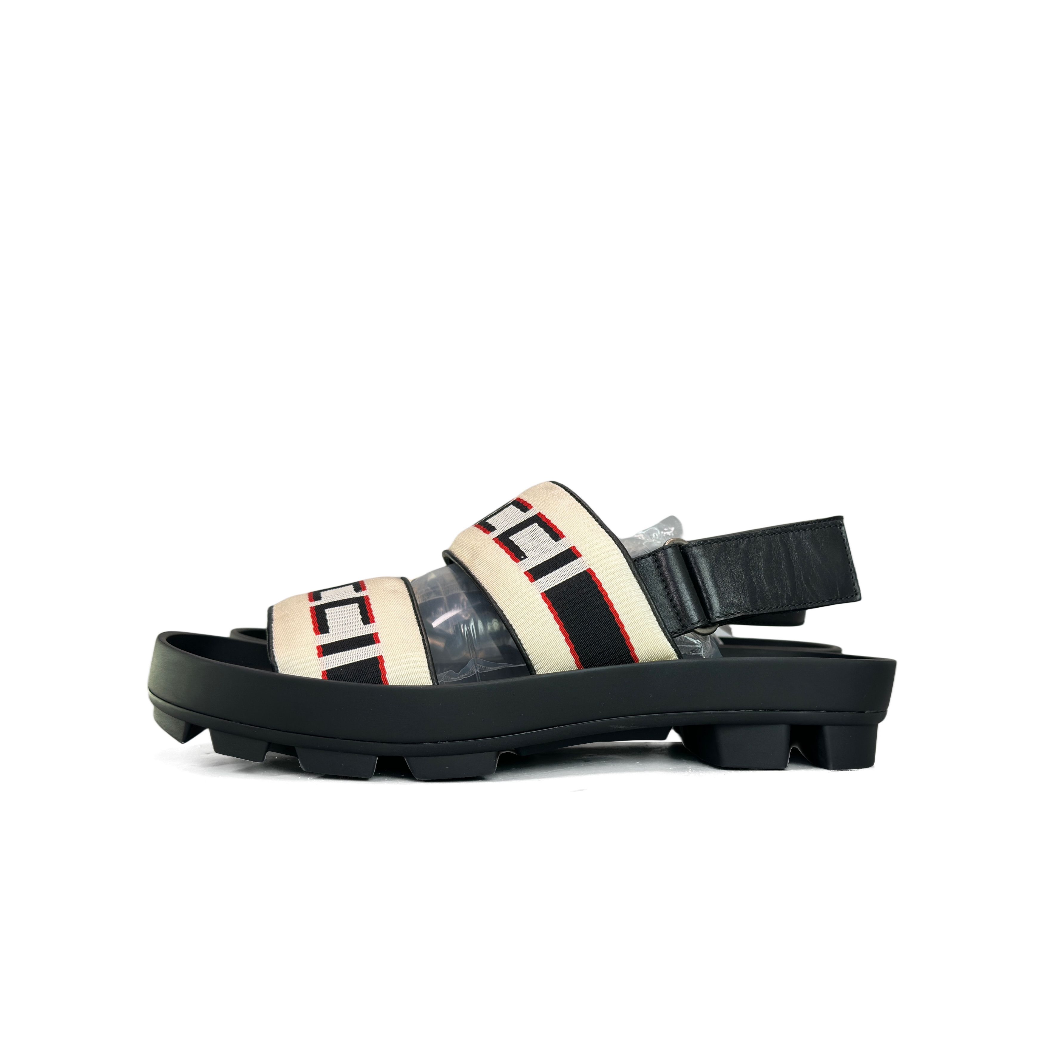 Gucci Gucci Logo Webbing Sandals Size 7 Size US 7 / EU 40 - 1 Thumbnail
