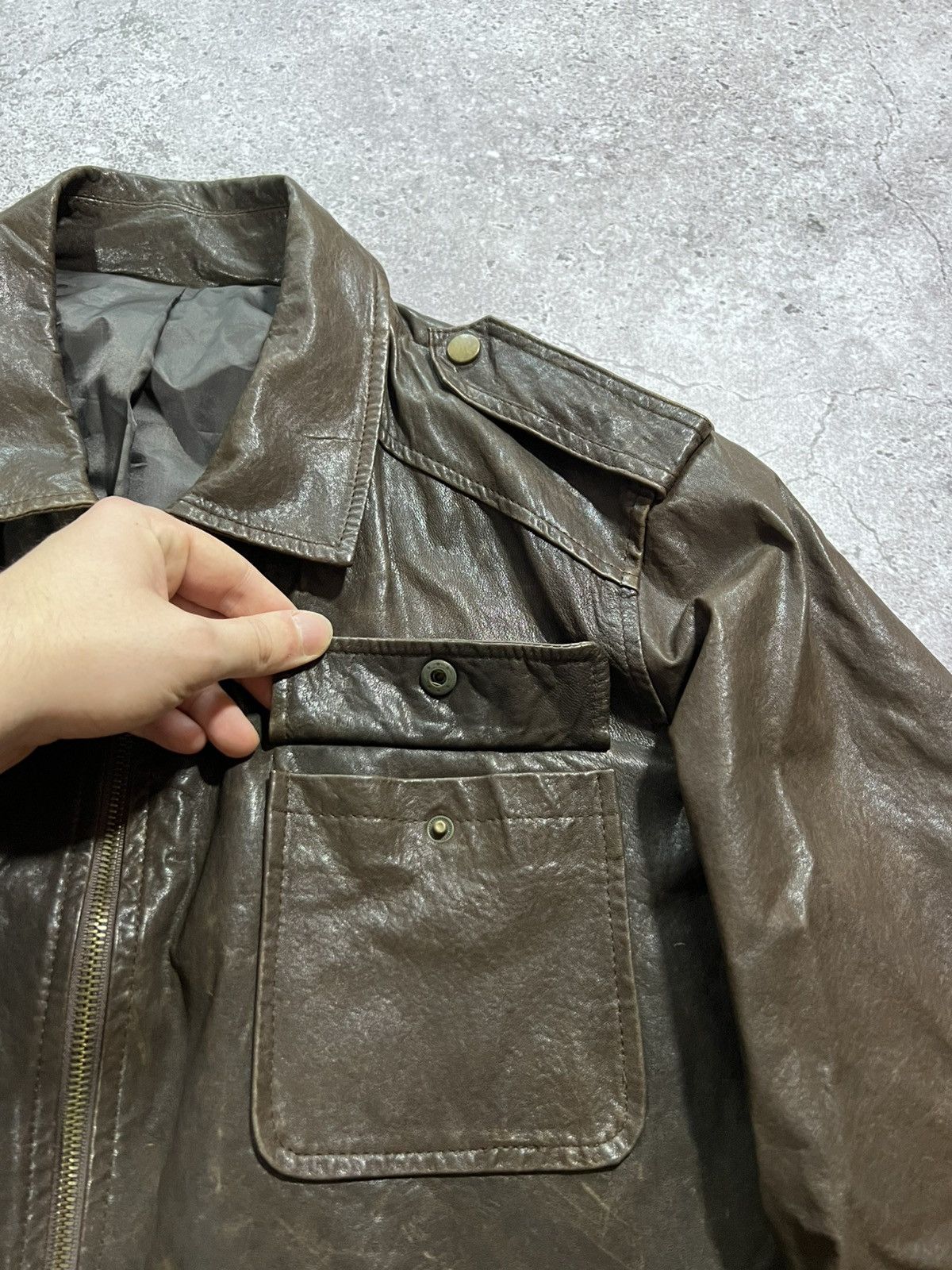 Japanese Brand Vintage Japanese Archival Leather Jacket Opium Style Y2k Size US M / EU 48-50 / 2 - 6 Thumbnail
