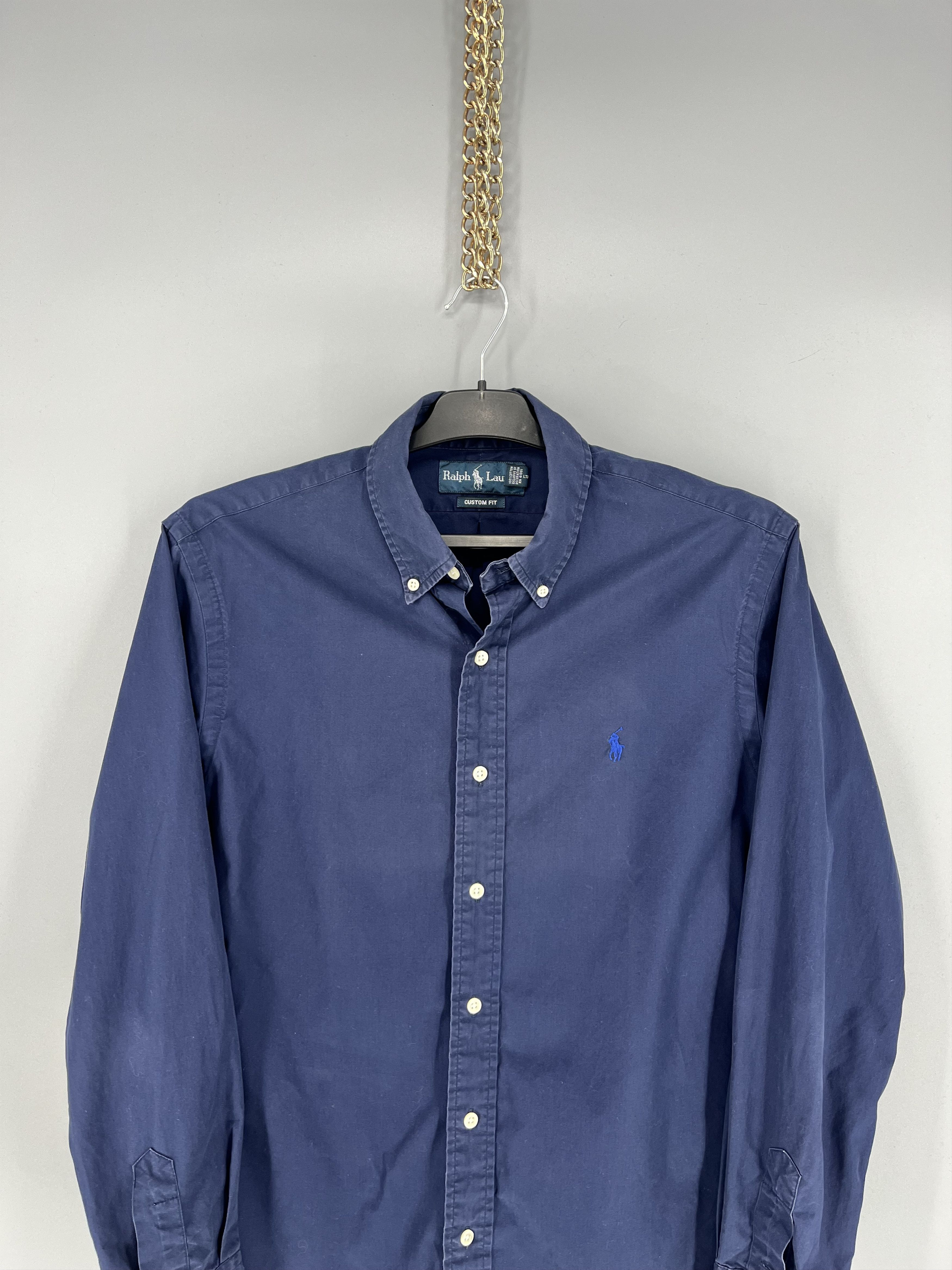 Polo Ralph Lauren Vintage Navy Shirt Polo Ralph Lauren Size M Rare Size US M / EU 48-50 / 2 - 6 Thumbnail