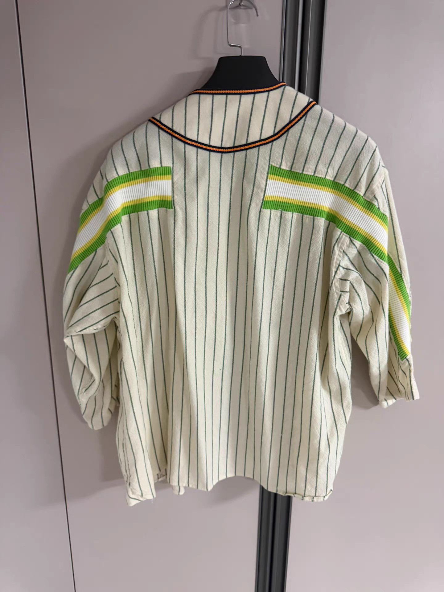 Facetasm FACETASM Wool Short Sleeve Baseball Shirt T-Shirt K18 Size US L / EU 52-54 / 3 - 2 Thumbnail