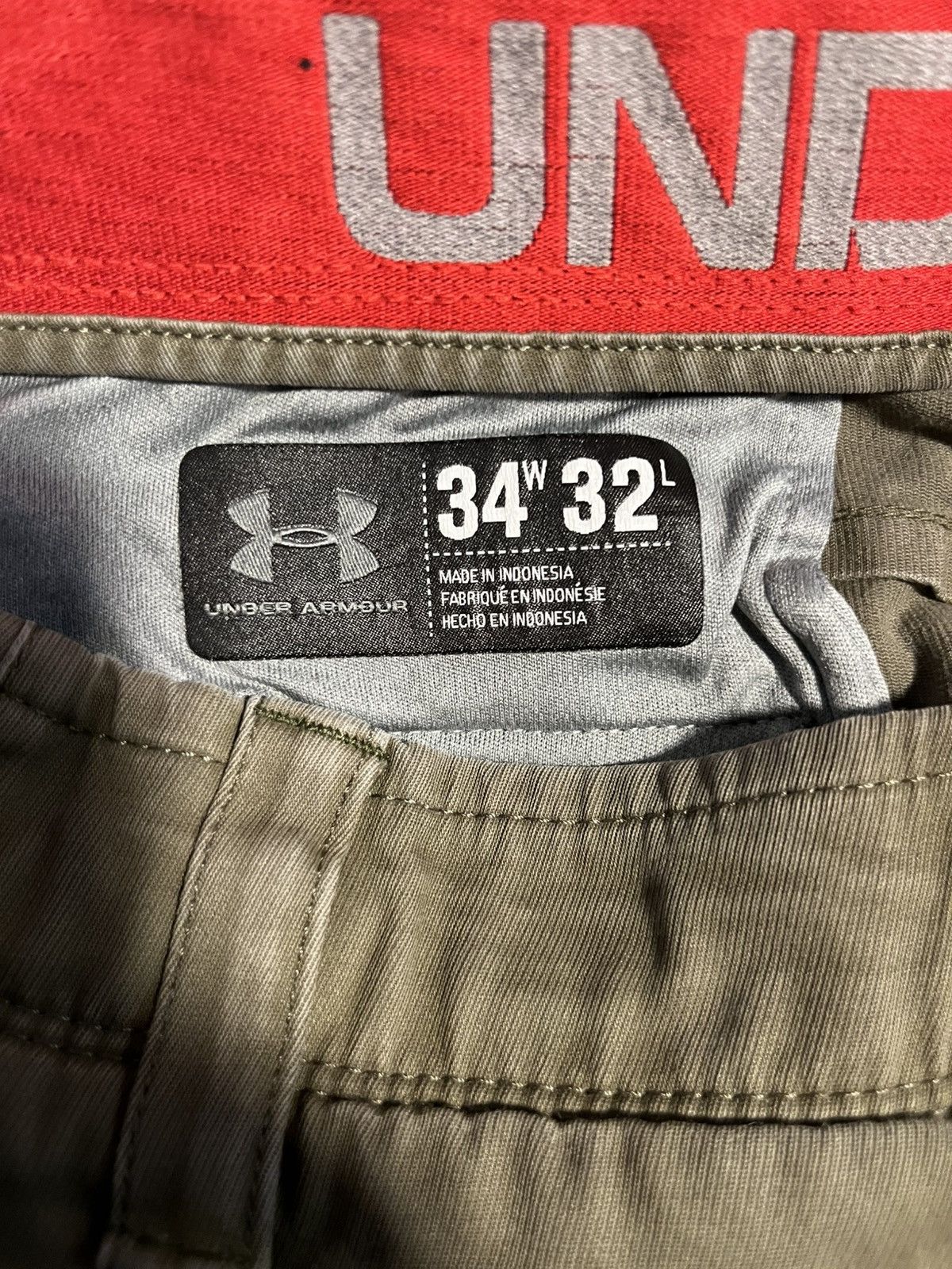 Under Armour Under Armour Green Activewear Pants Size US 34 / EU 50 - 3 Thumbnail