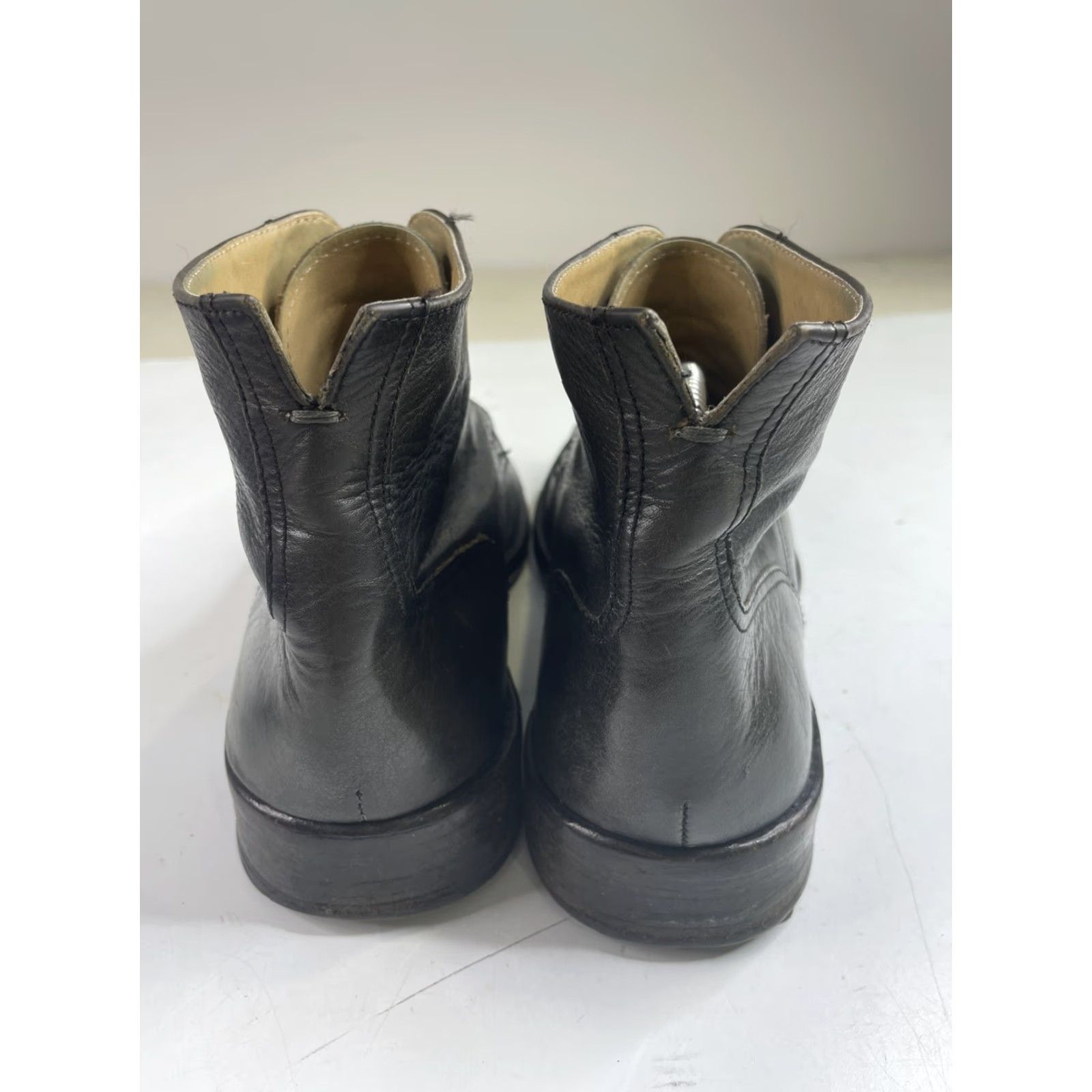 Ecco ECCO Mens 42 EU 8/8.5 US Gray Leather Lace Up Ankle Comfort Dress Boots City Chukka Boots Mens Leather Upper Footwear Size US 8 / EU 41 - 5 Thumbnail